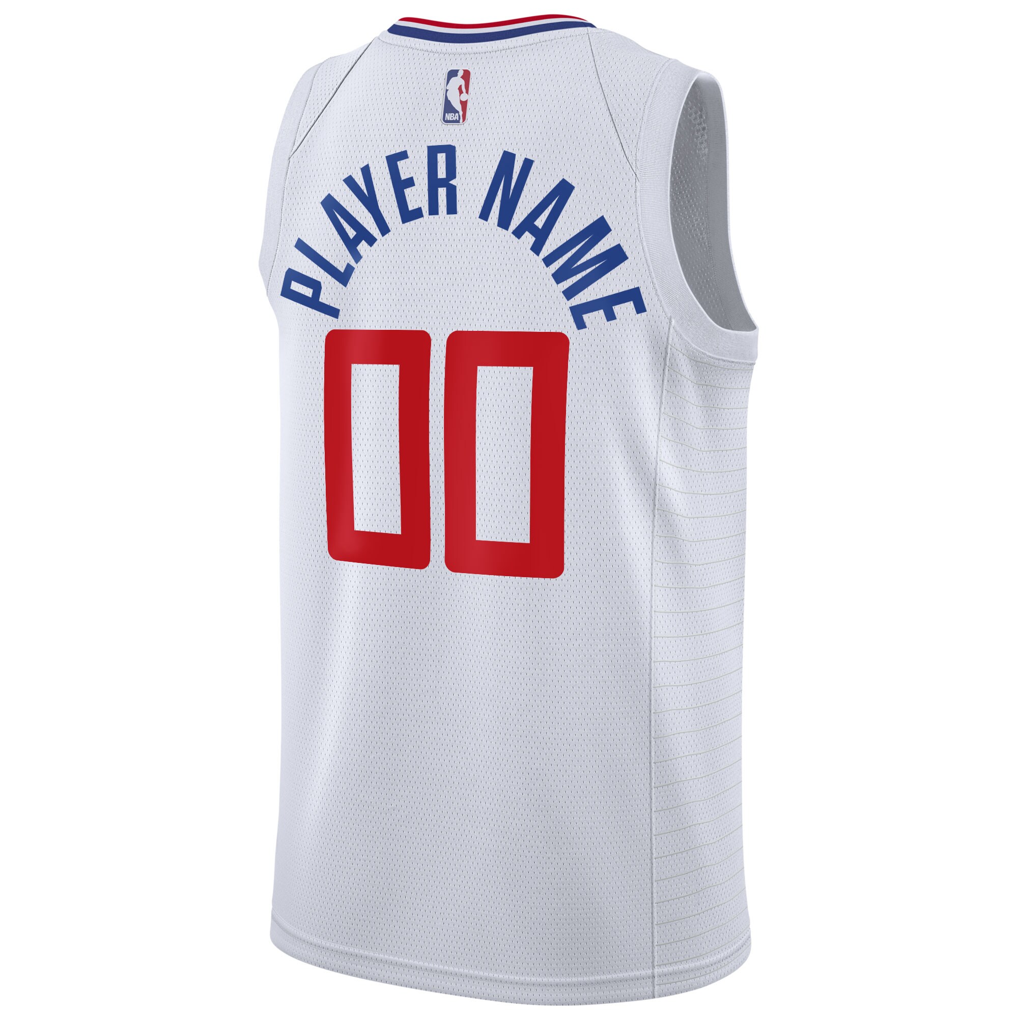 LA Clippers Nike 2020/21 Swingman Custom Jersey - Association Edition - White - vstockx