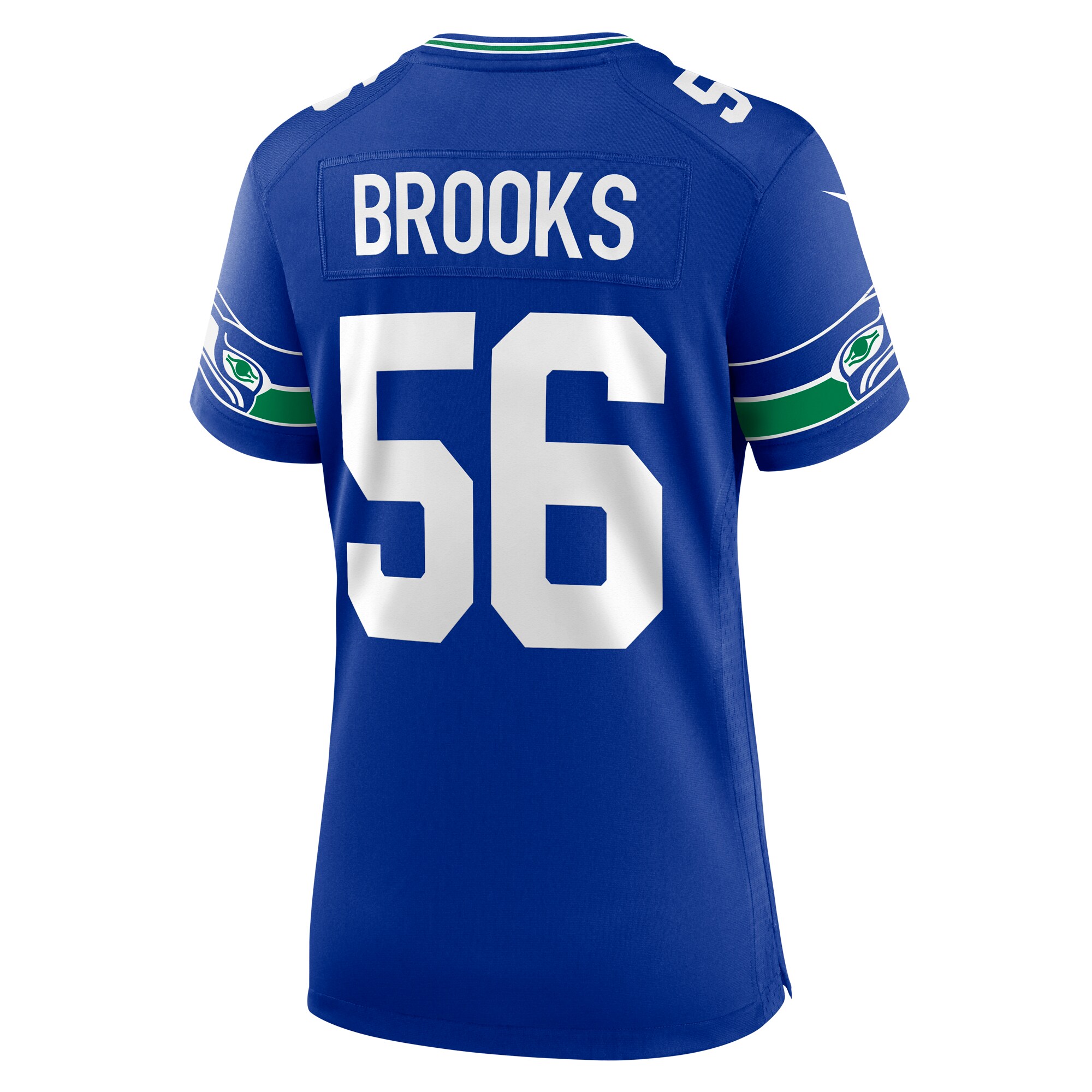 Jordyn Brooks Seattle Seahawks Nike Women's Throwback Player Game Jersey - Royal - vstockx