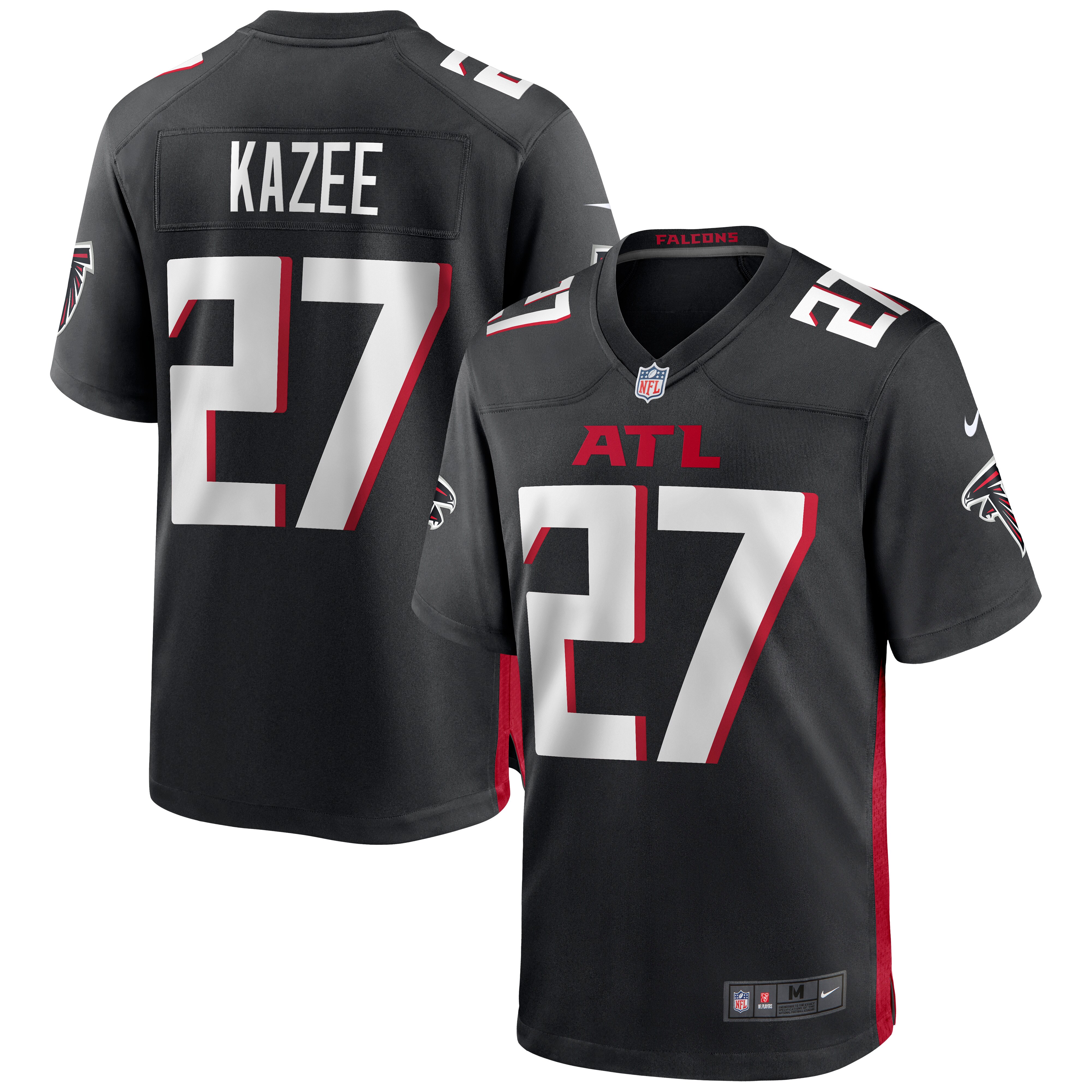 Damontae Kazee Atlanta Falcons Nike Game Jersey - Black - vstockx
