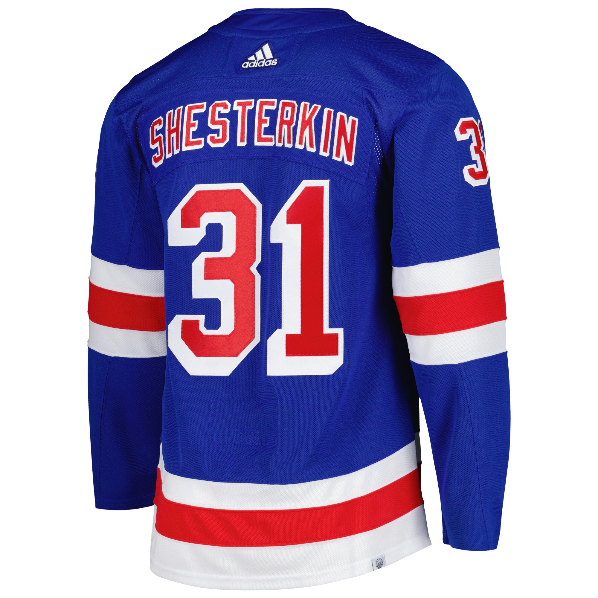 Igor Shesterkin New York Rangers adidas Home Primegreen Authentic Pro Player Jersey - Blue - vstockx
