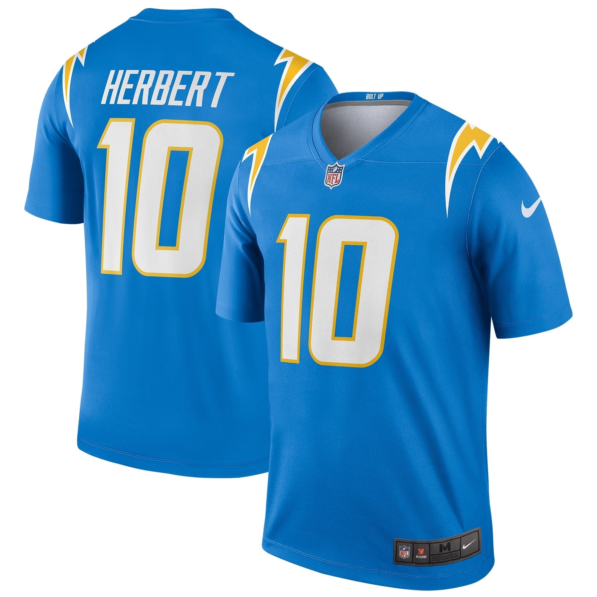 Men's Nike Justin Herbert Powder Blue Los Angeles Chargers Legend Jersey - vstockx