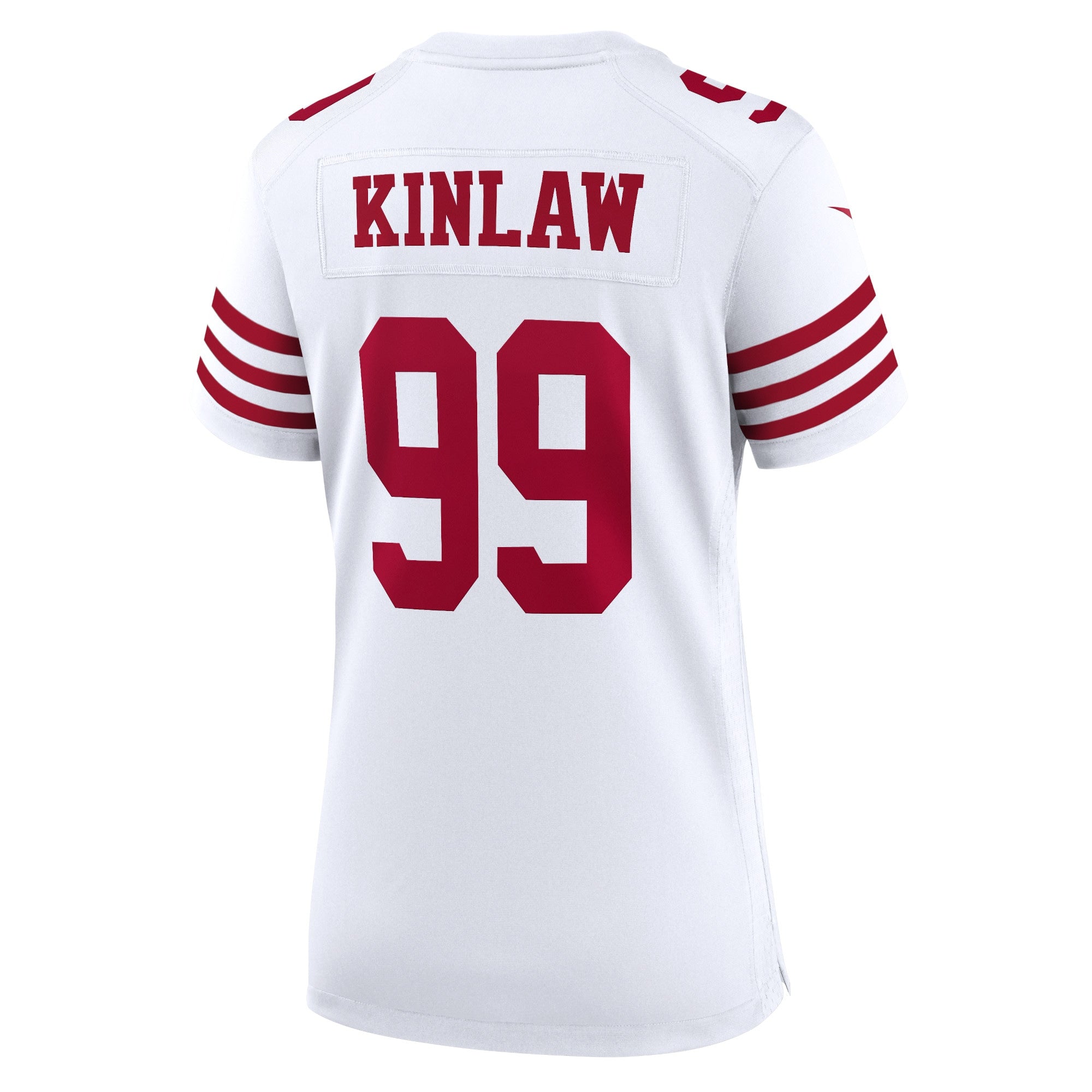 Women's Nike Javon Kinlaw White San Francisco 49ers Player Game Jersey - vstockx