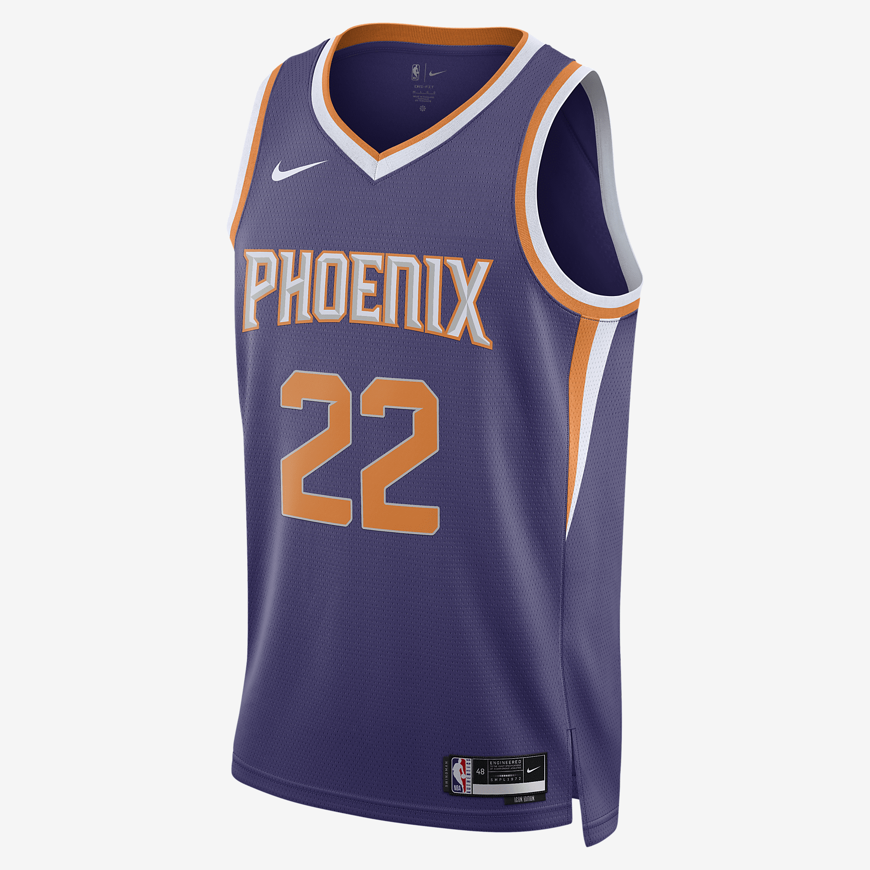 Phoenix Suns Icon Edition 2022/23 Nike Dri-FIT NBA Swingman Jersey - New Orchid - vstockx