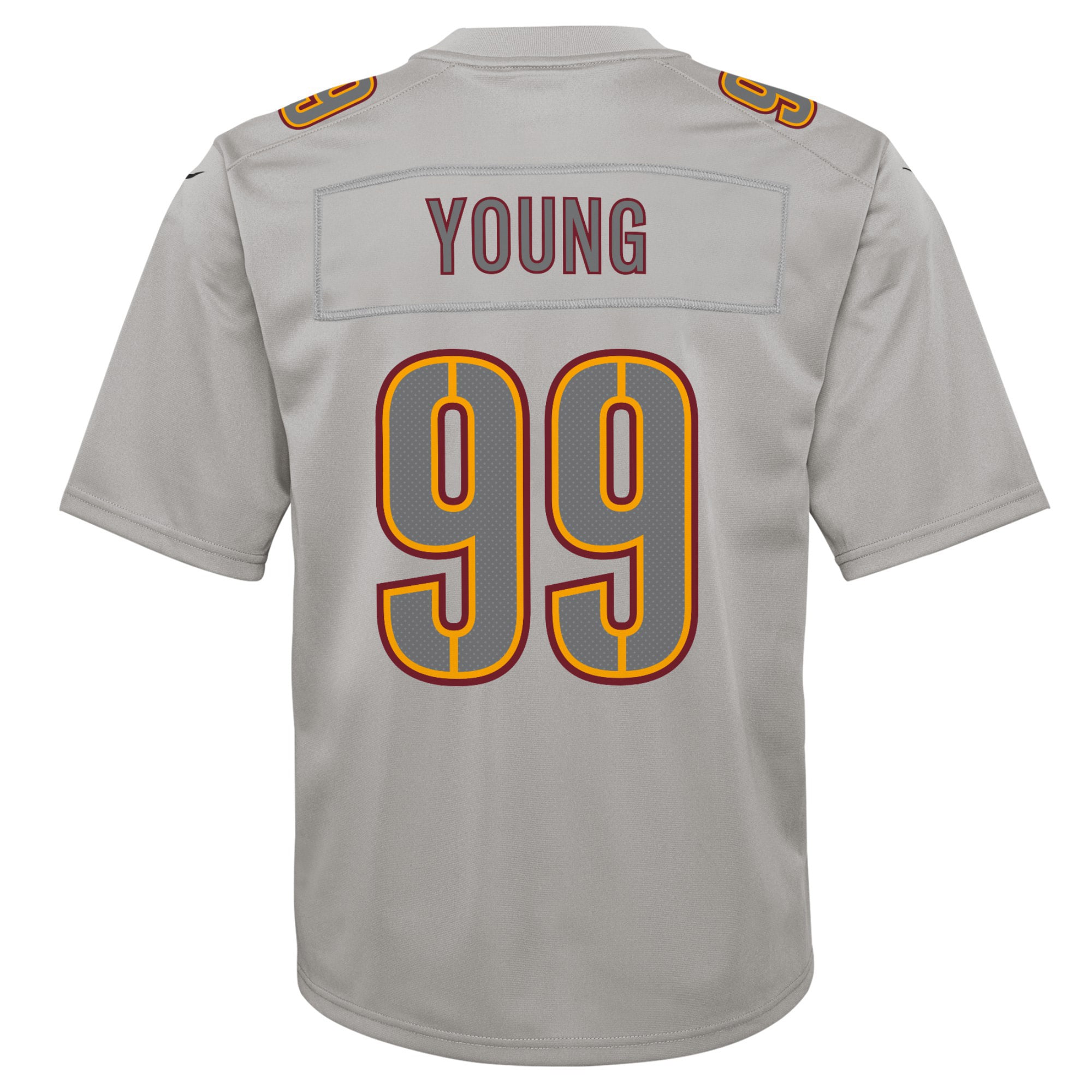Chase Young Washington Commanders Nike Youth Atmosphere Fashion Game Jersey - Gray - vstockx