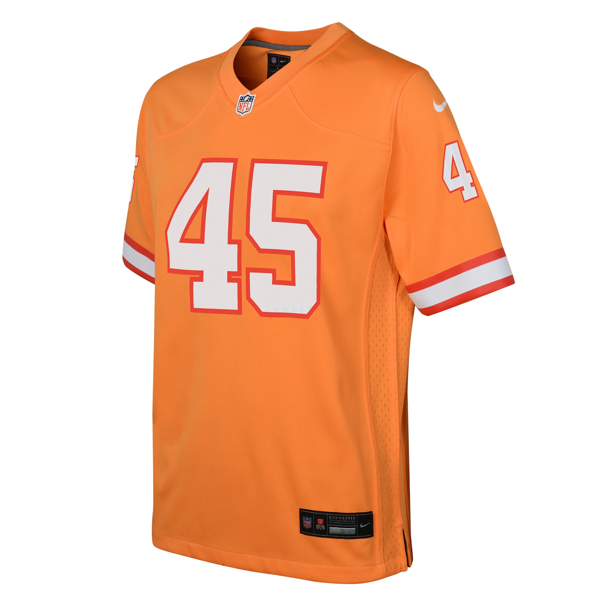 Devin White Tampa Bay Buccaneers Nike Youth Game Jersey - Orange - vstockx