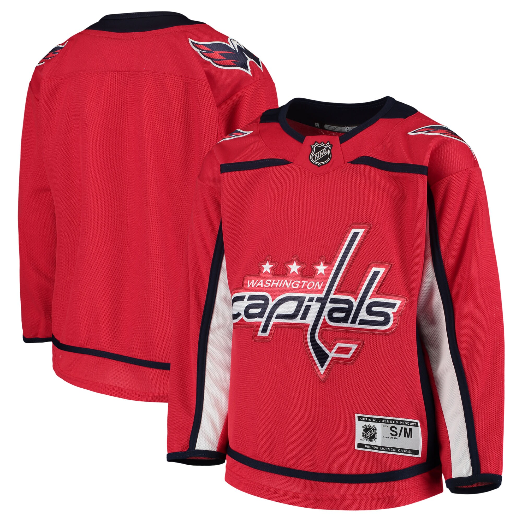 Washington Capitals Youth Home Premier Team Jersey - Red - vstockx