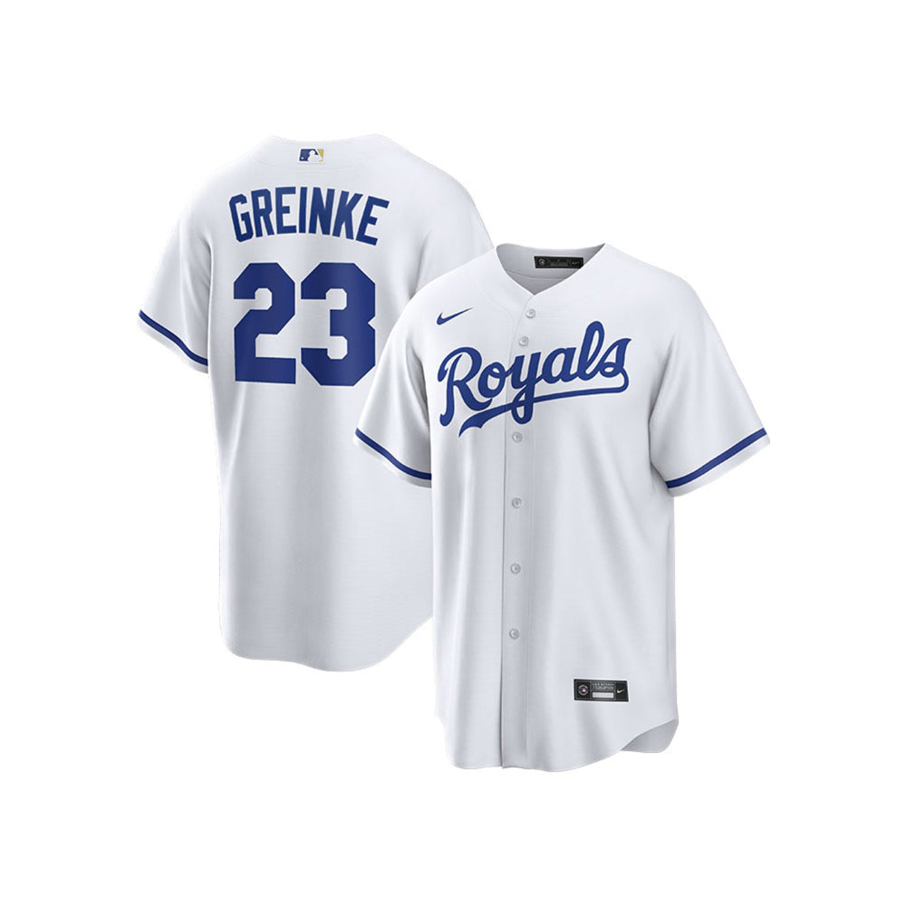 Youth Kansas City Royals Zack Greinke Cool Base Replica Home Jersey - White - vstockx