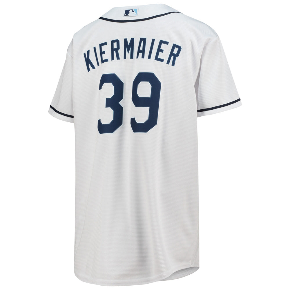 Youth Tampa Bay Rays Kevin Kiermaier Home Player Jersey - White - vstockx