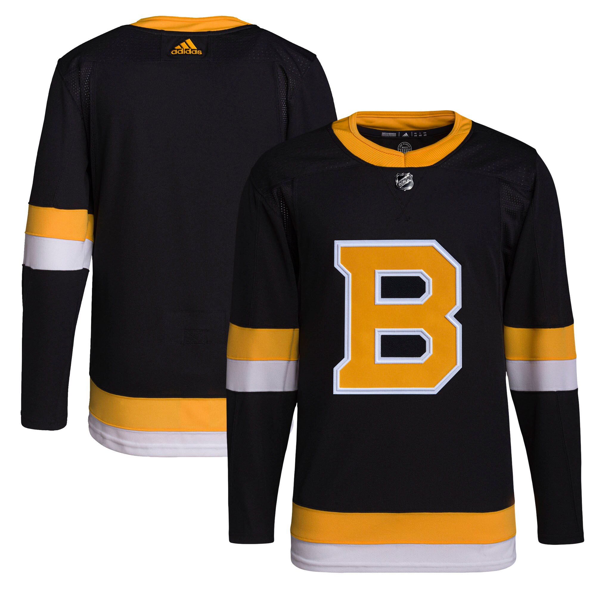 Boston Bruins adidas Alternate Primegreen Authentic Pro Jersey - Black - vstockx