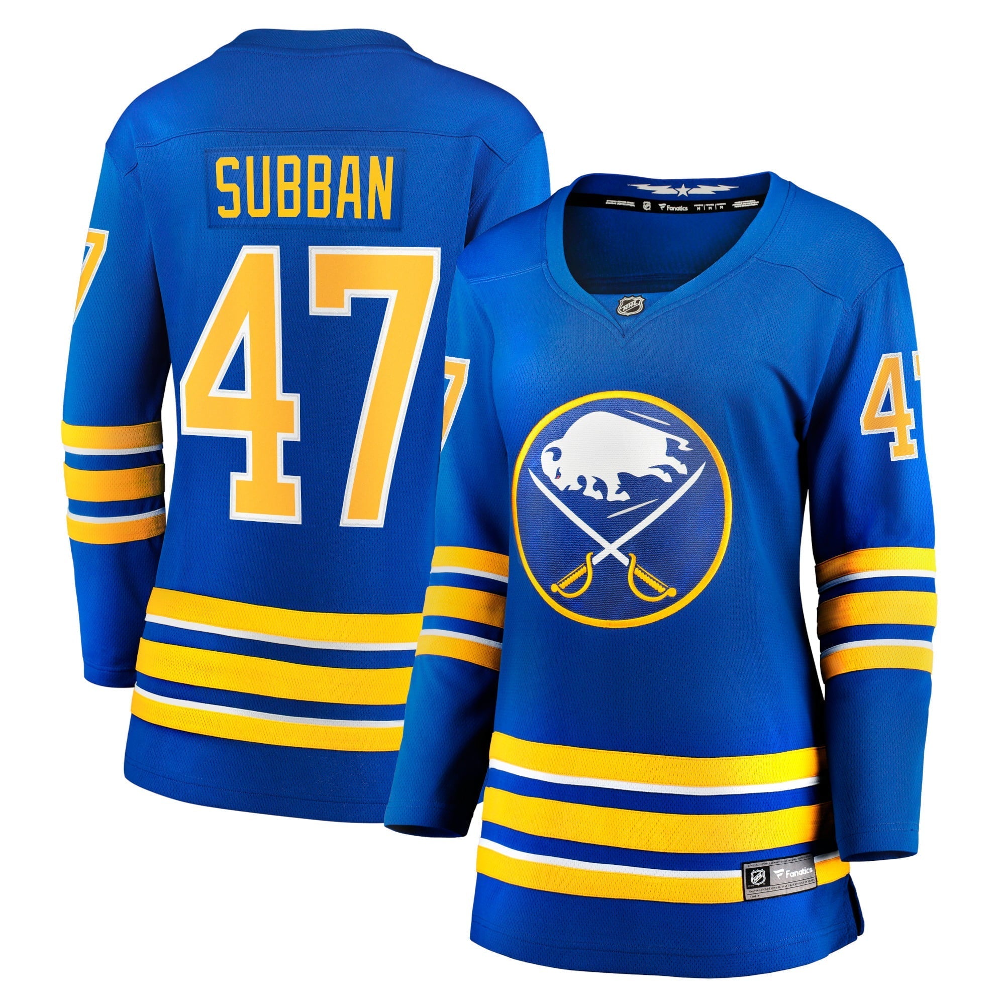 Women's Fanatics Branded Malcolm Subban Royal Buffalo Sabres Home Breakaway Player Jersey - vstockx
