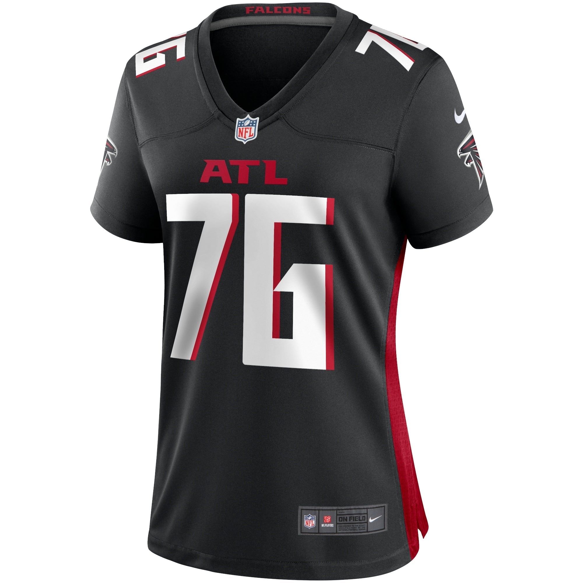 Women's Nike Kaleb McGary Black Atlanta Falcons Game Jersey - vstockx