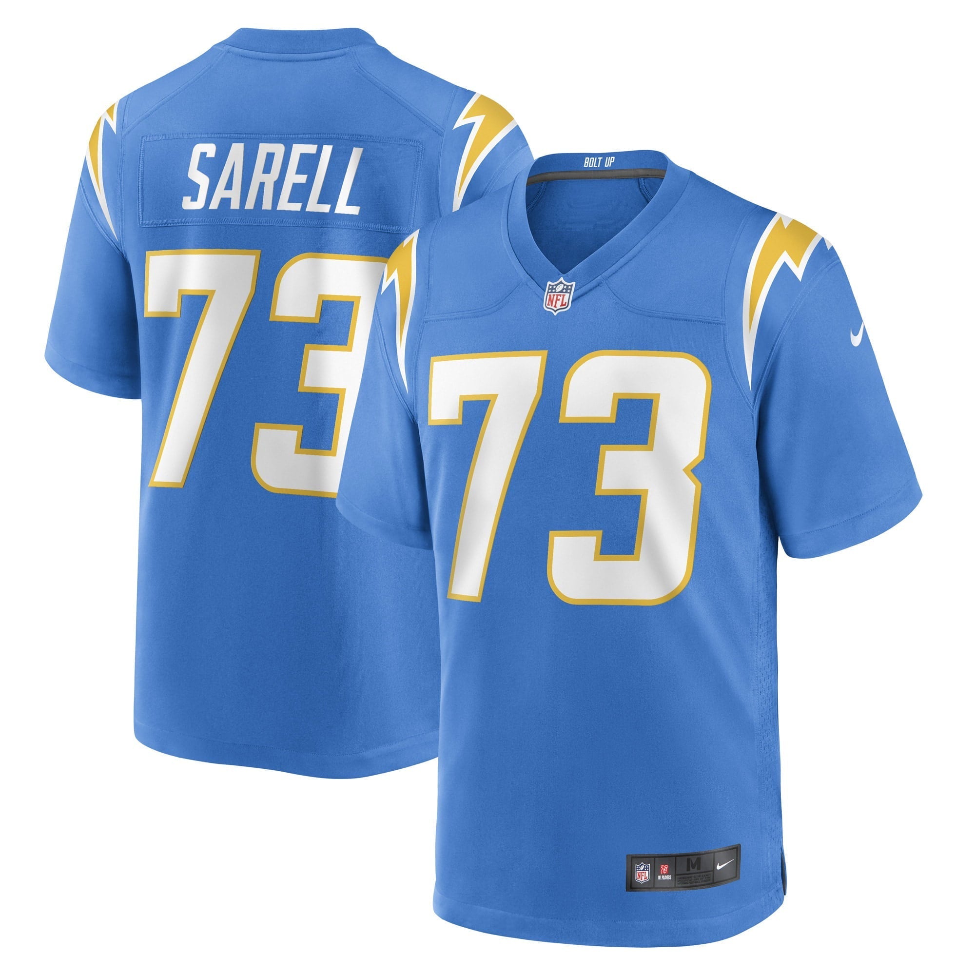 Men's Nike Foster Sarell Powder Blue Los Angeles Chargers Game Player Jersey - vstockx