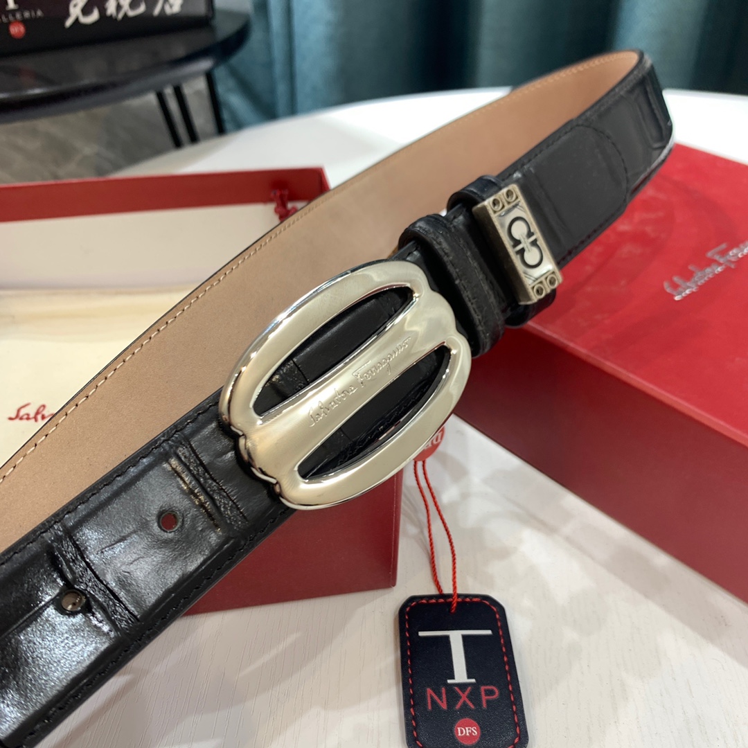 Streetwear Belt Ferragamo 319448 size:3.5cm - vstockx