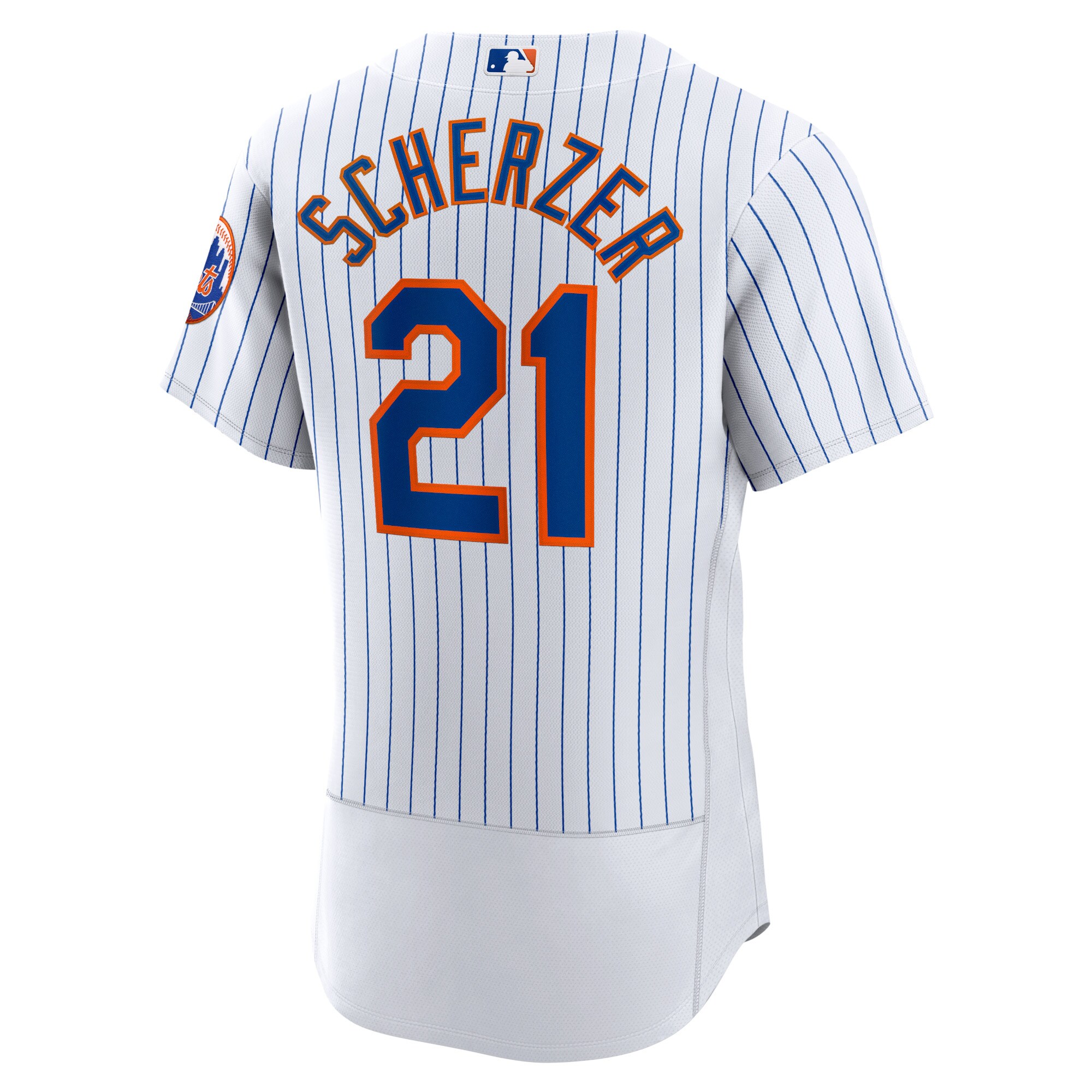 Max Scherzer New York Mets Nike Home Authentic Player Jersey - White - vstockx