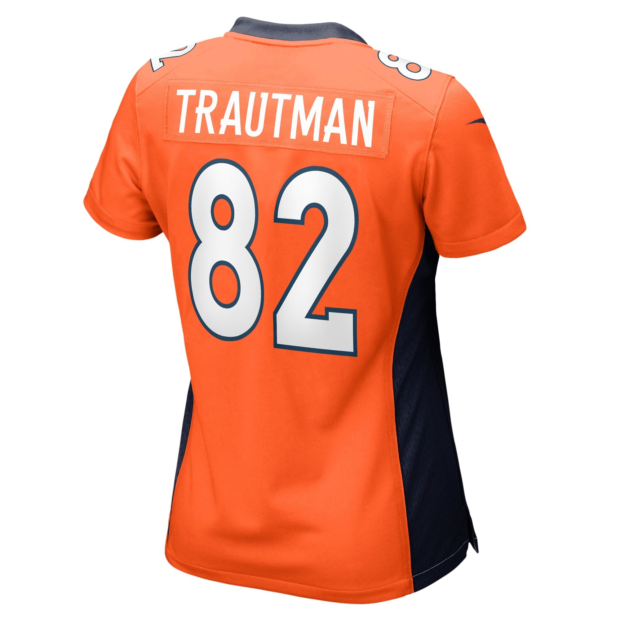 Women's Nike Adam Trautman Orange Denver Broncos Team Game Jersey - vstockx