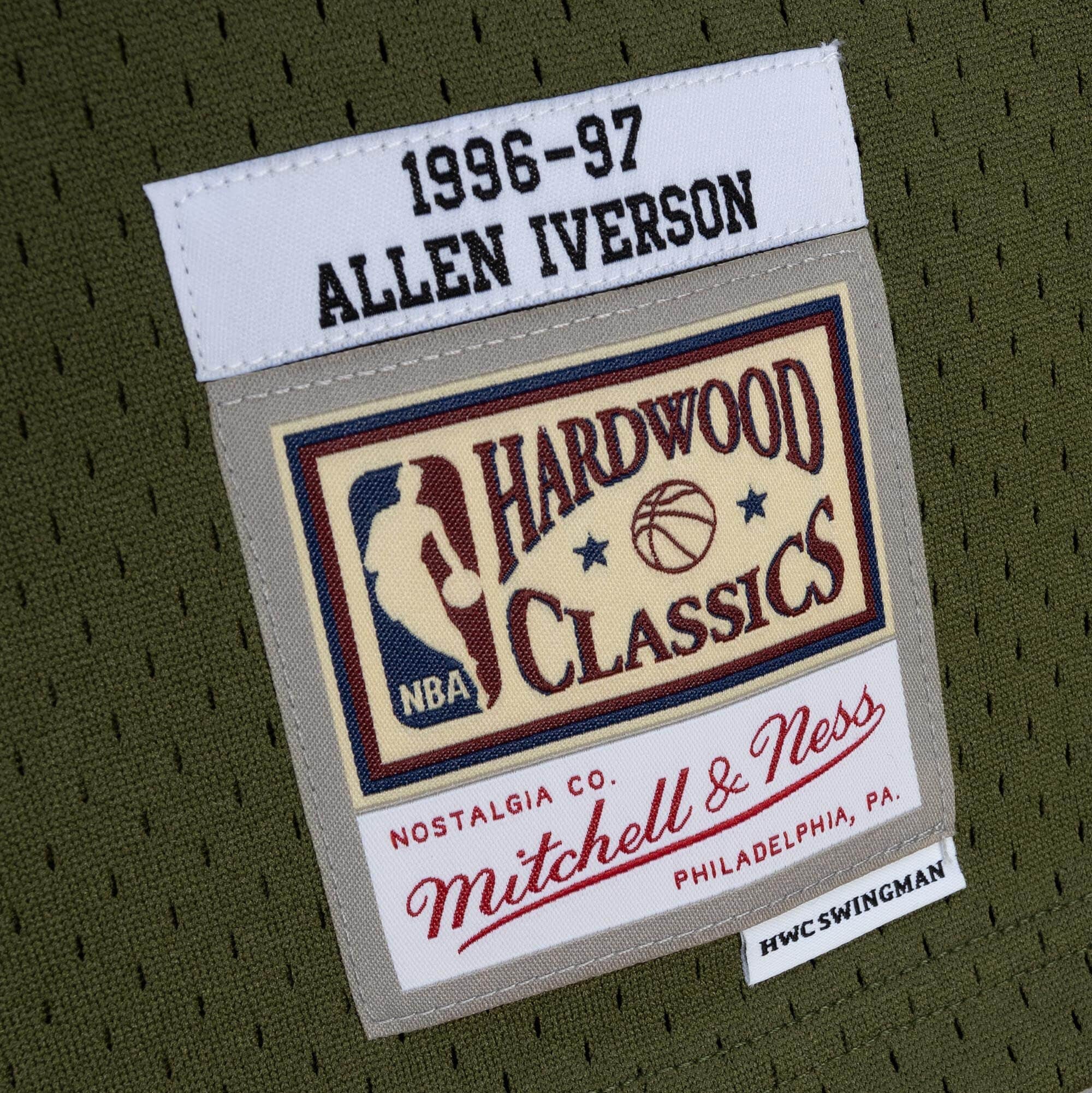 Flight Swingman Allen Iverson Philadelphia 76ers 1996-97 Jersey - vstockx
