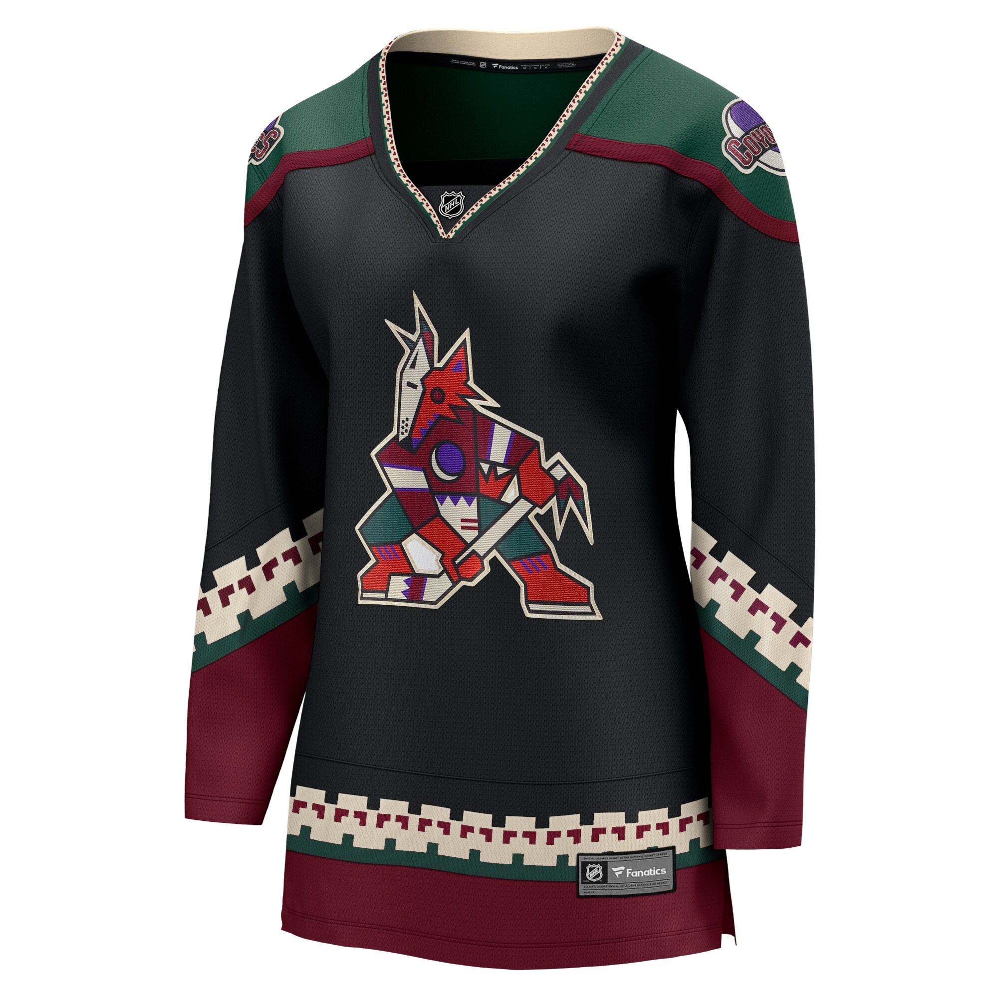 Arizona Coyotes Fanatics Branded Women's 2021/22 Home Breakaway Jersey - Black - vstockx
