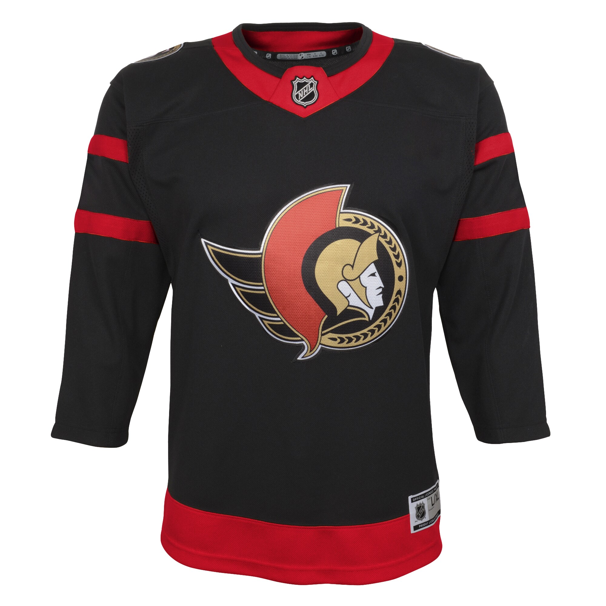 Ottawa Senators Youth Home Premier Jersey - Black - vstockx