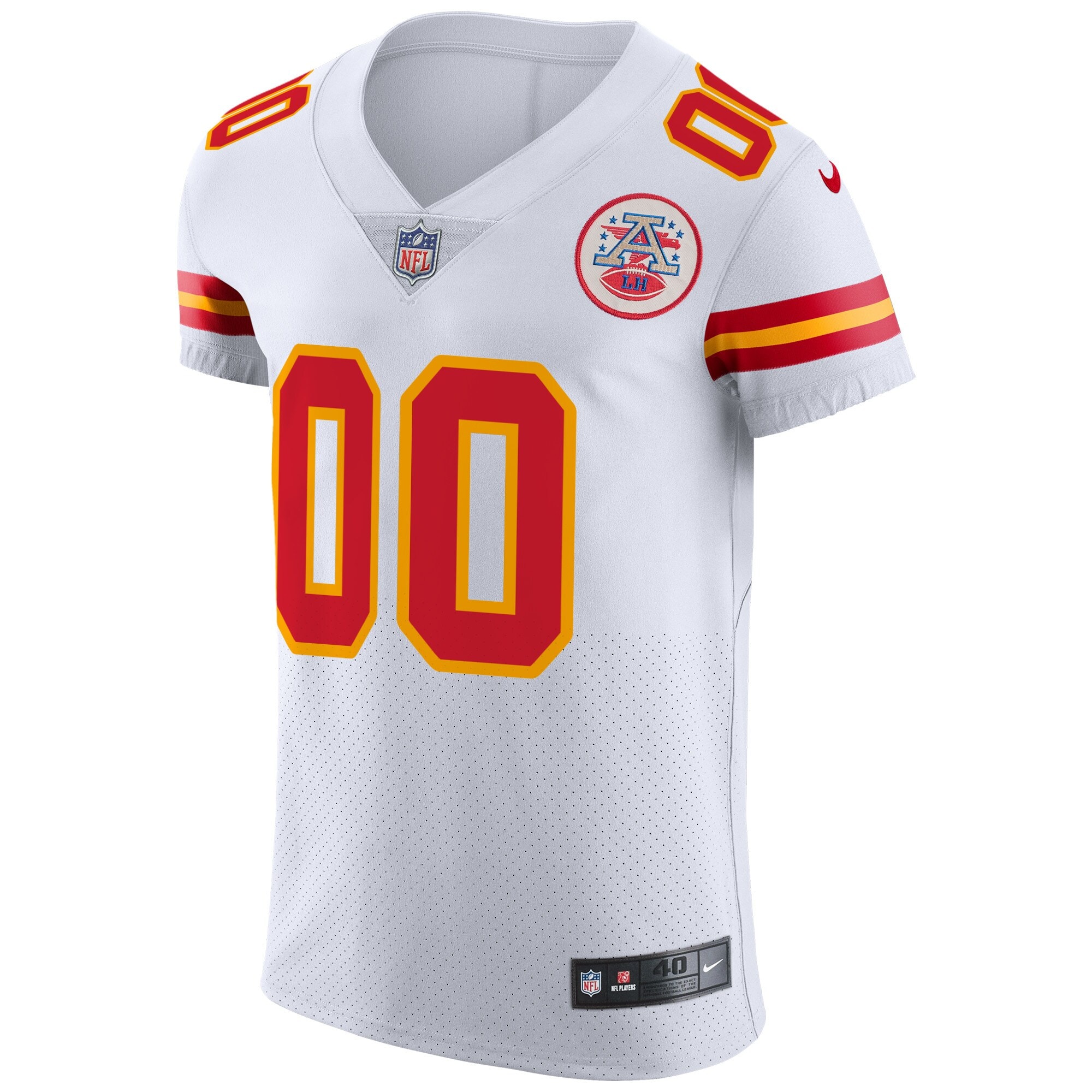 Kansas City Chiefs Nike Vapor Untouchable Elite Custom Jersey - White - vstockx
