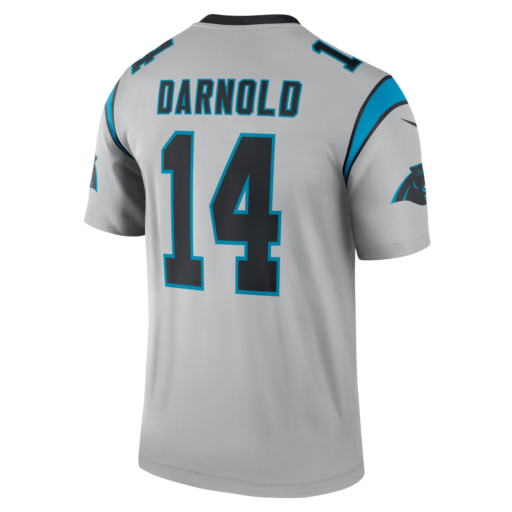 Sam Darnold Carolina Panthers Nike Inverted Legend Jersey - Silver - vstockx