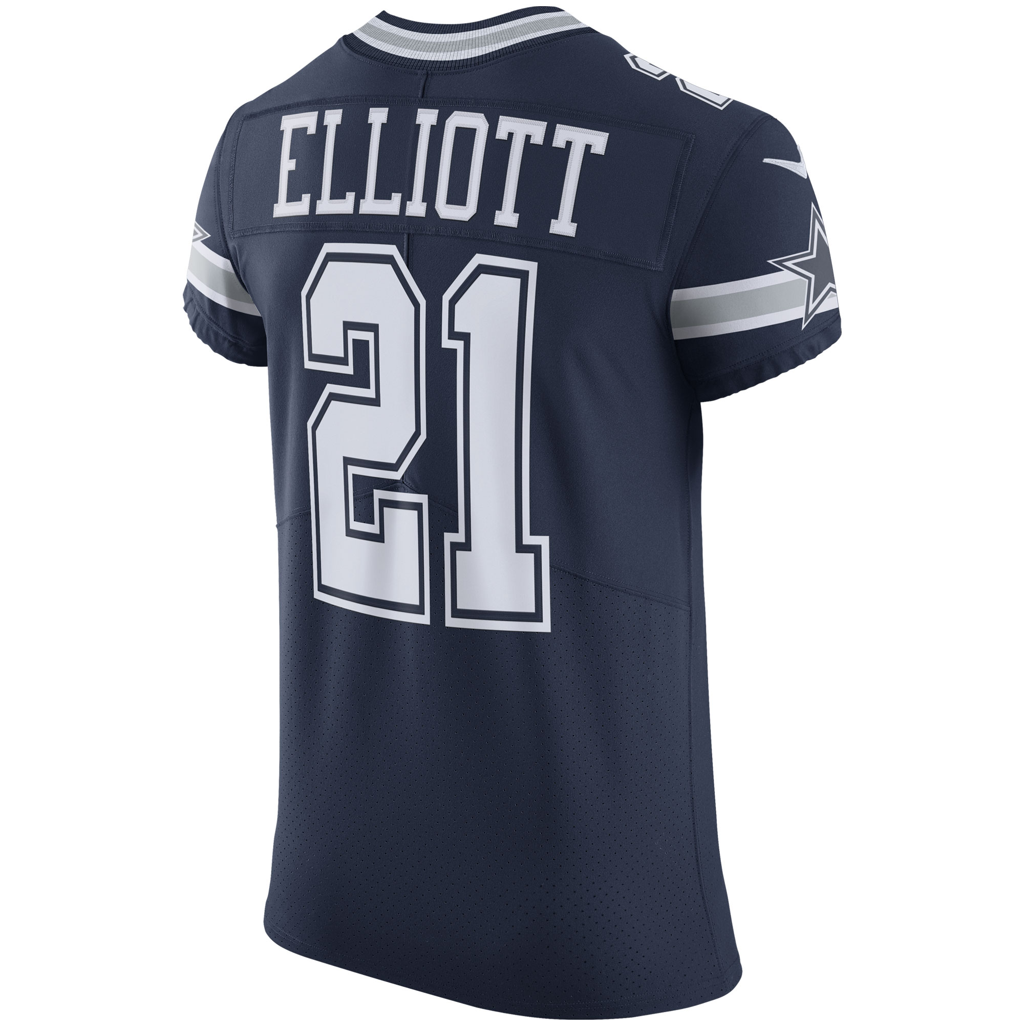 Ezekiel Elliott Dallas Cowboys Nike Vapor Elite Jersey - Navy - vstockx