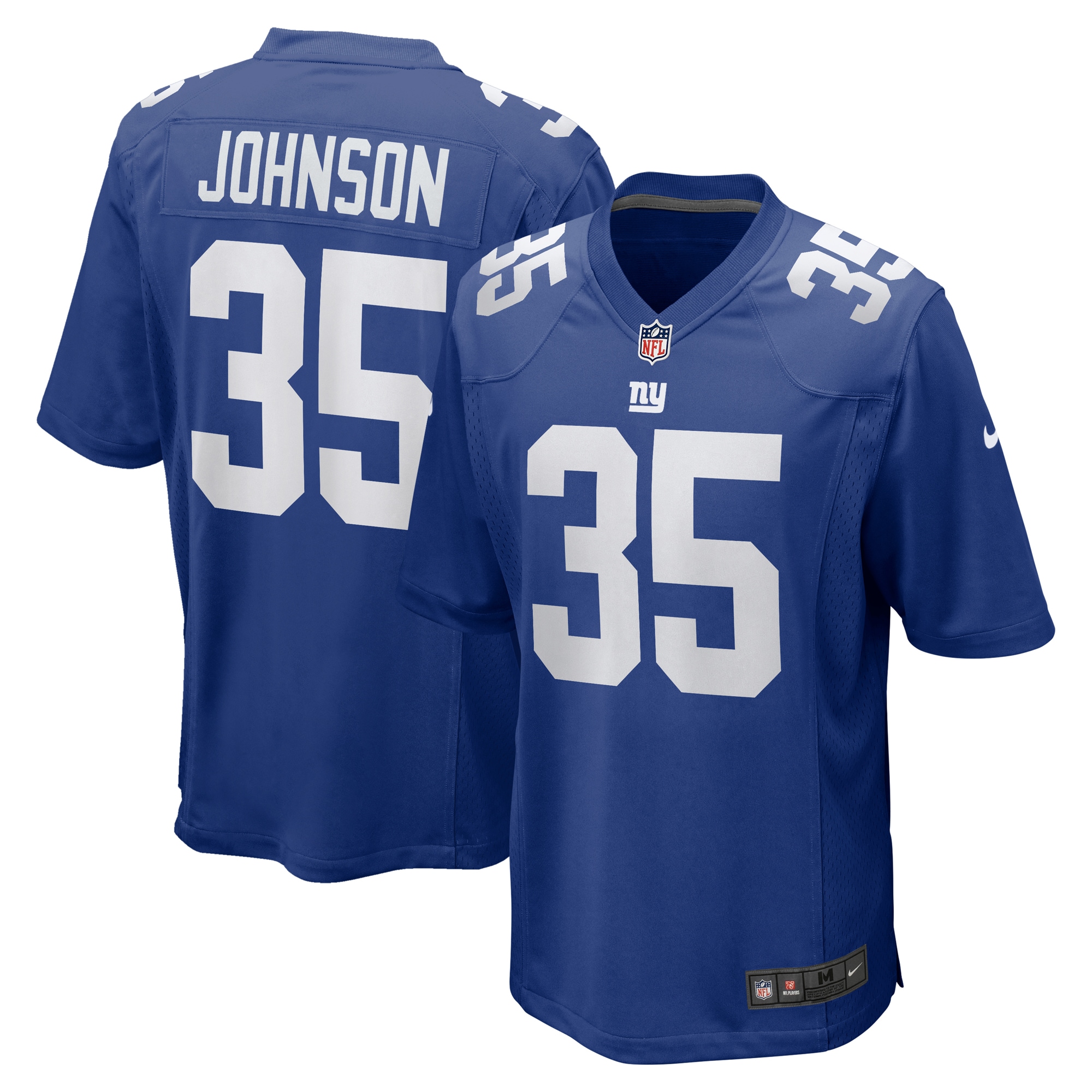 Leonard Johnson New York Giants Nike Game Player Jersey - Royal - vstockx