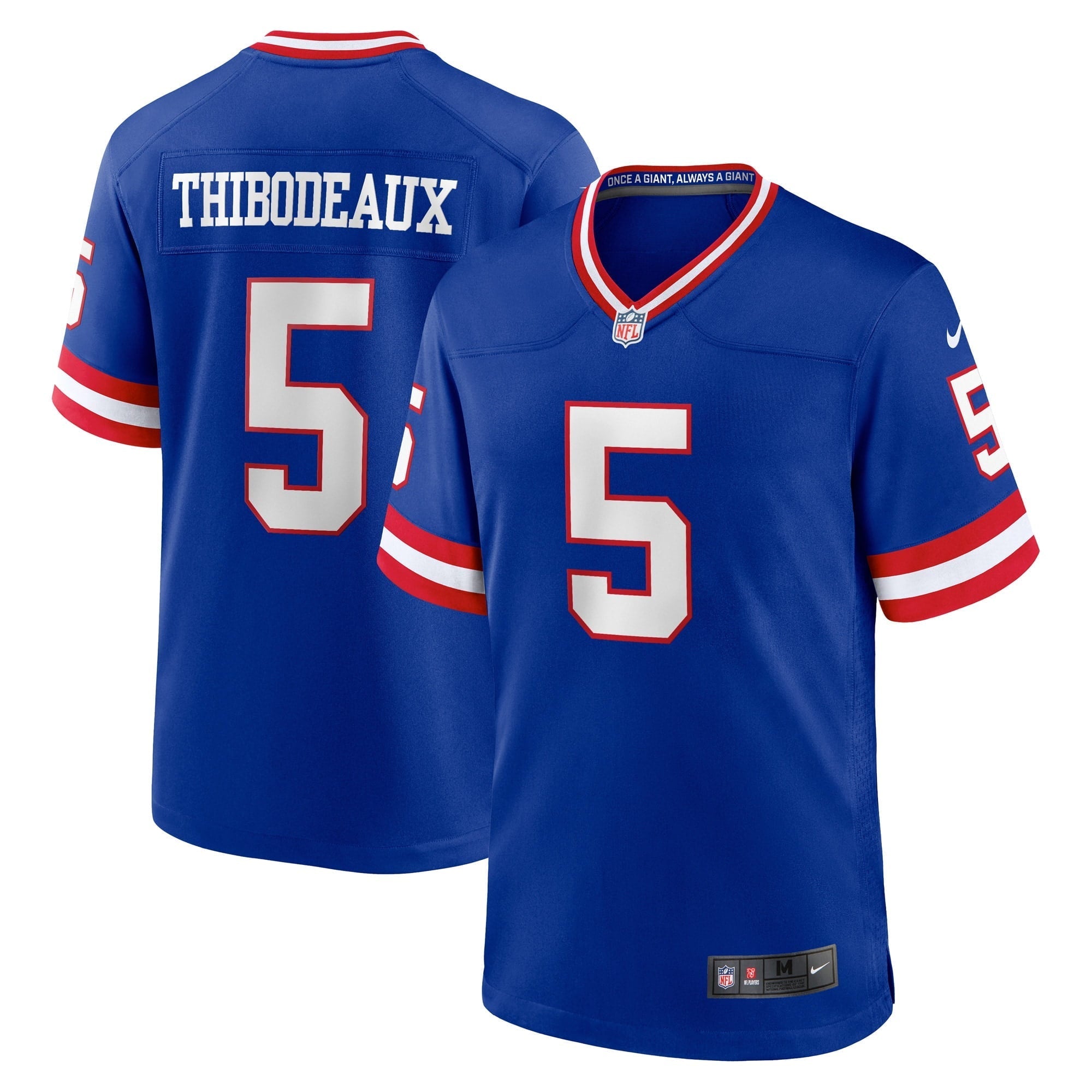 Men's Nike Kayvon Thibodeaux Royal New York Giants Classic Player Game Jersey - vstockx