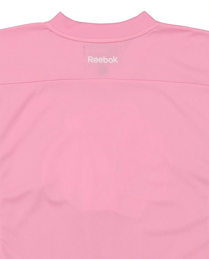 Youth Girls Chicago Blackhawks Pink Replica Player Jersey - vstockx