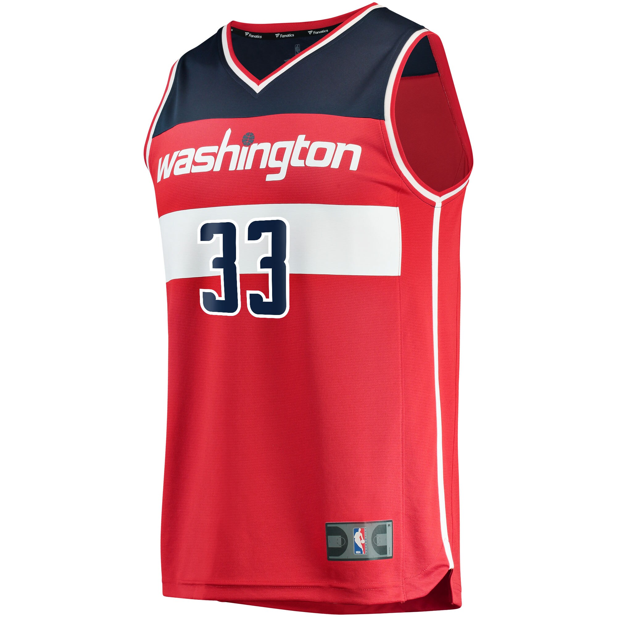 Kyle Kuzma Washington Wizards Fanatics Branded 2021/22 Fast Break Replica Jersey - Icon Edition - Red - vstockx