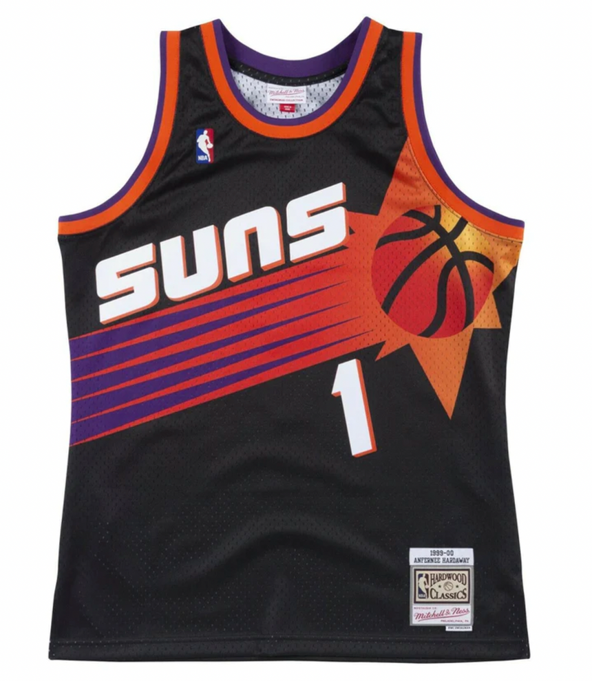 Men's Phoenix Suns Anfernee Penny Hardaway Mitchell & Ness Black 1999-2000 Hardwood Classics Swingman Jersey - vstockx