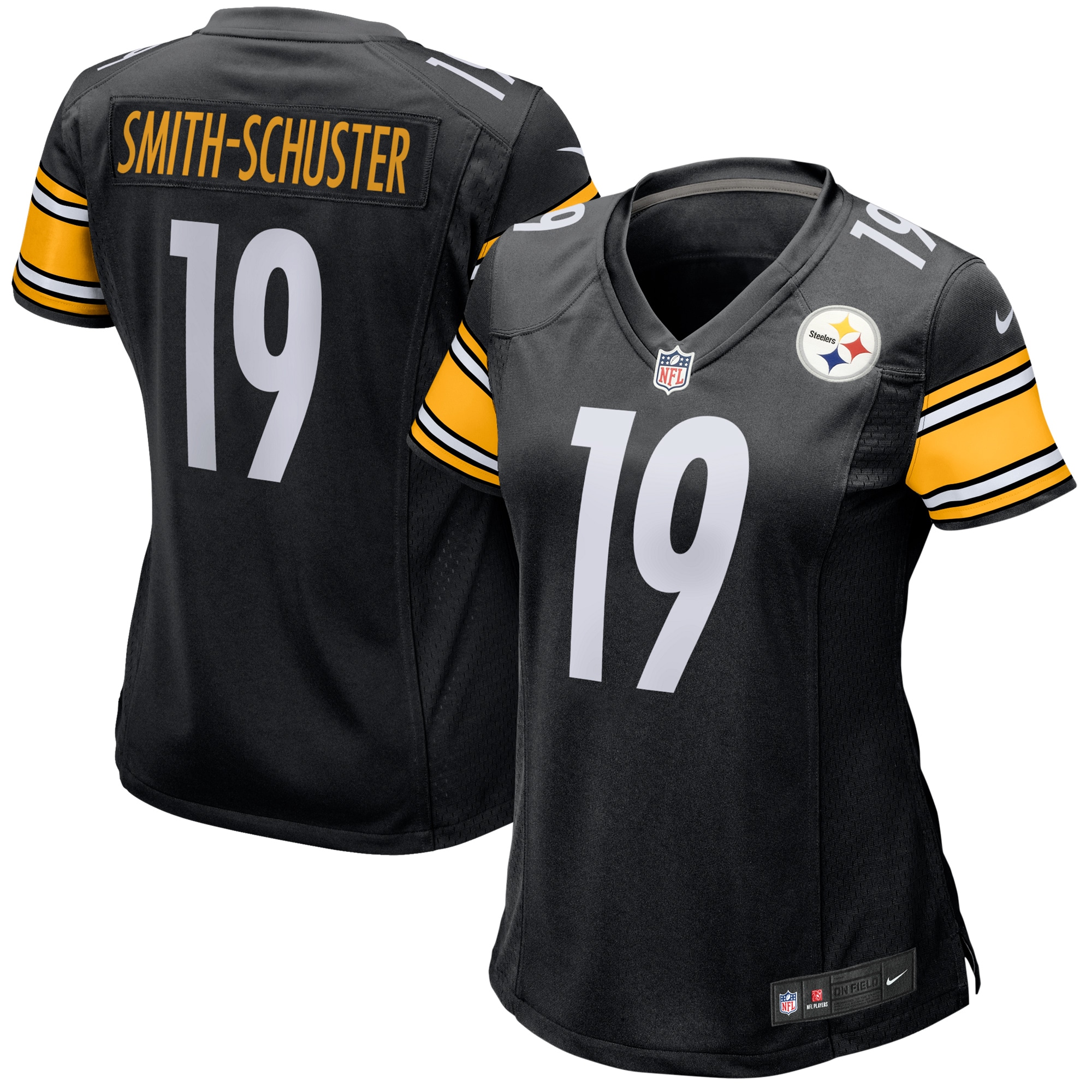 JuJu Smith-Schuster Pittsburgh Steelers Nike Women's Game Player Jersey - Black - vstockx