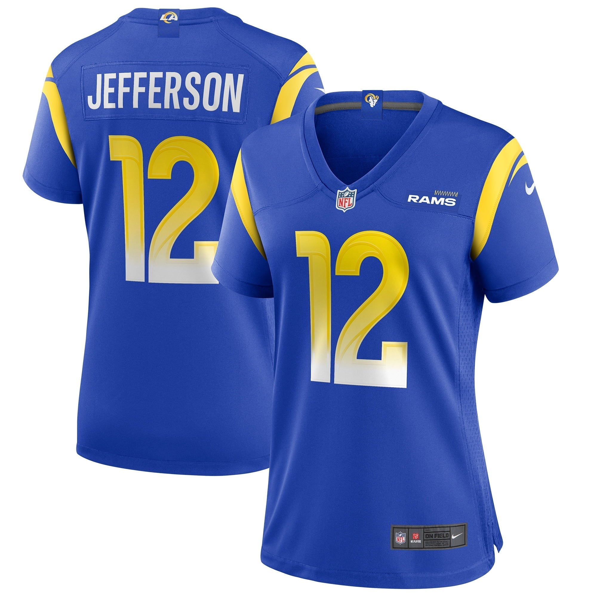 Women's Nike Van Jefferson Royal Los Angeles Rams Game Jersey - vstockx
