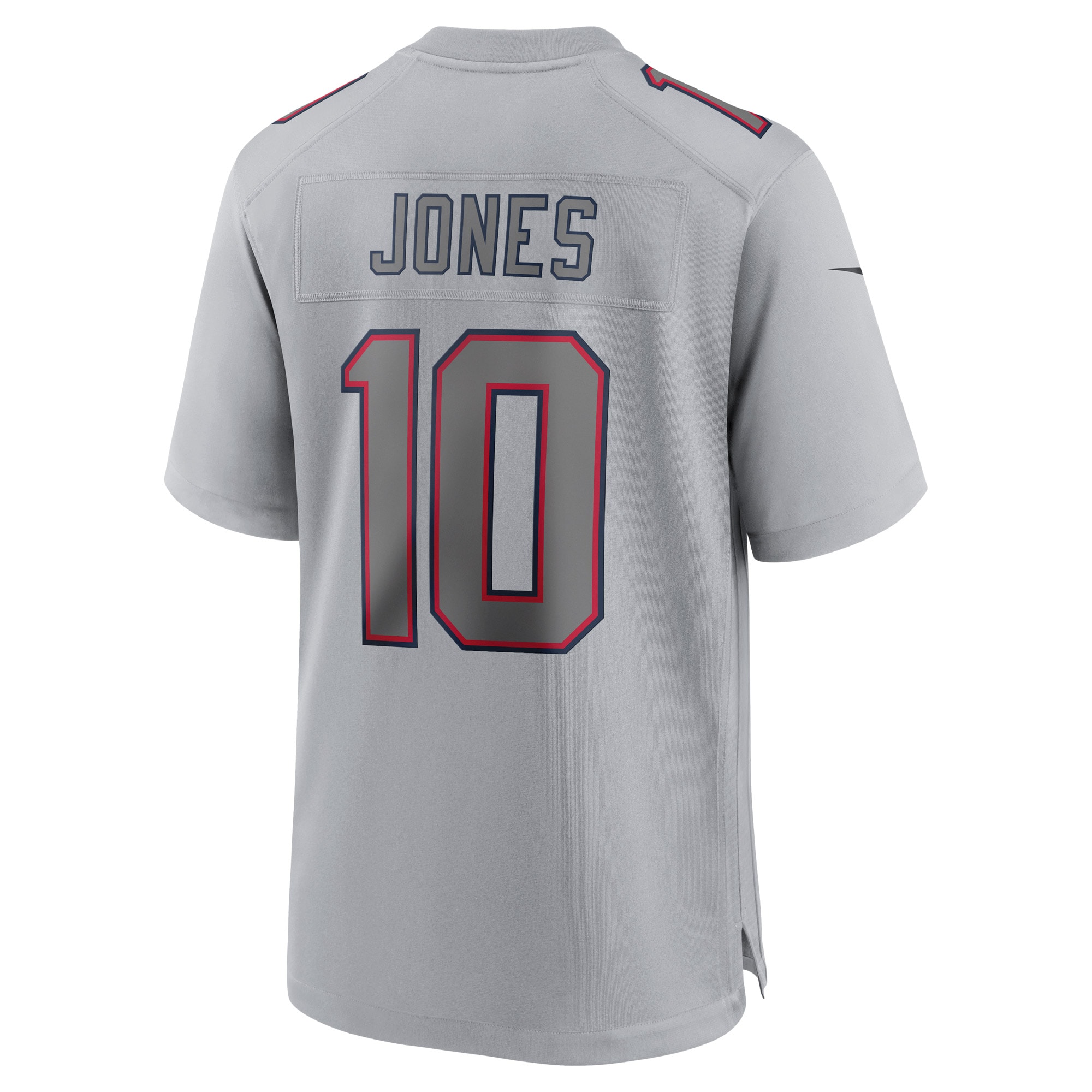 Mac Jones New England Patriots Nike Atmosphere Fashion Game Jersey - Gray - vstockx