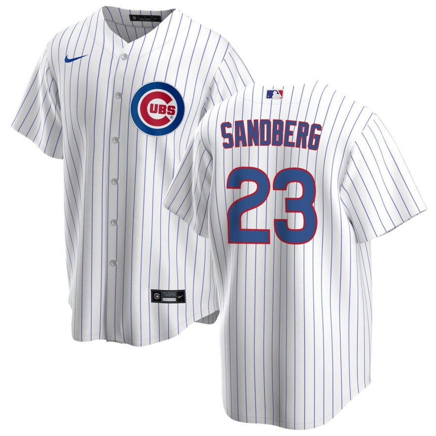 Men's Ryne Sandberg Chicago Cubs White Home Replica Jersey - vstockx