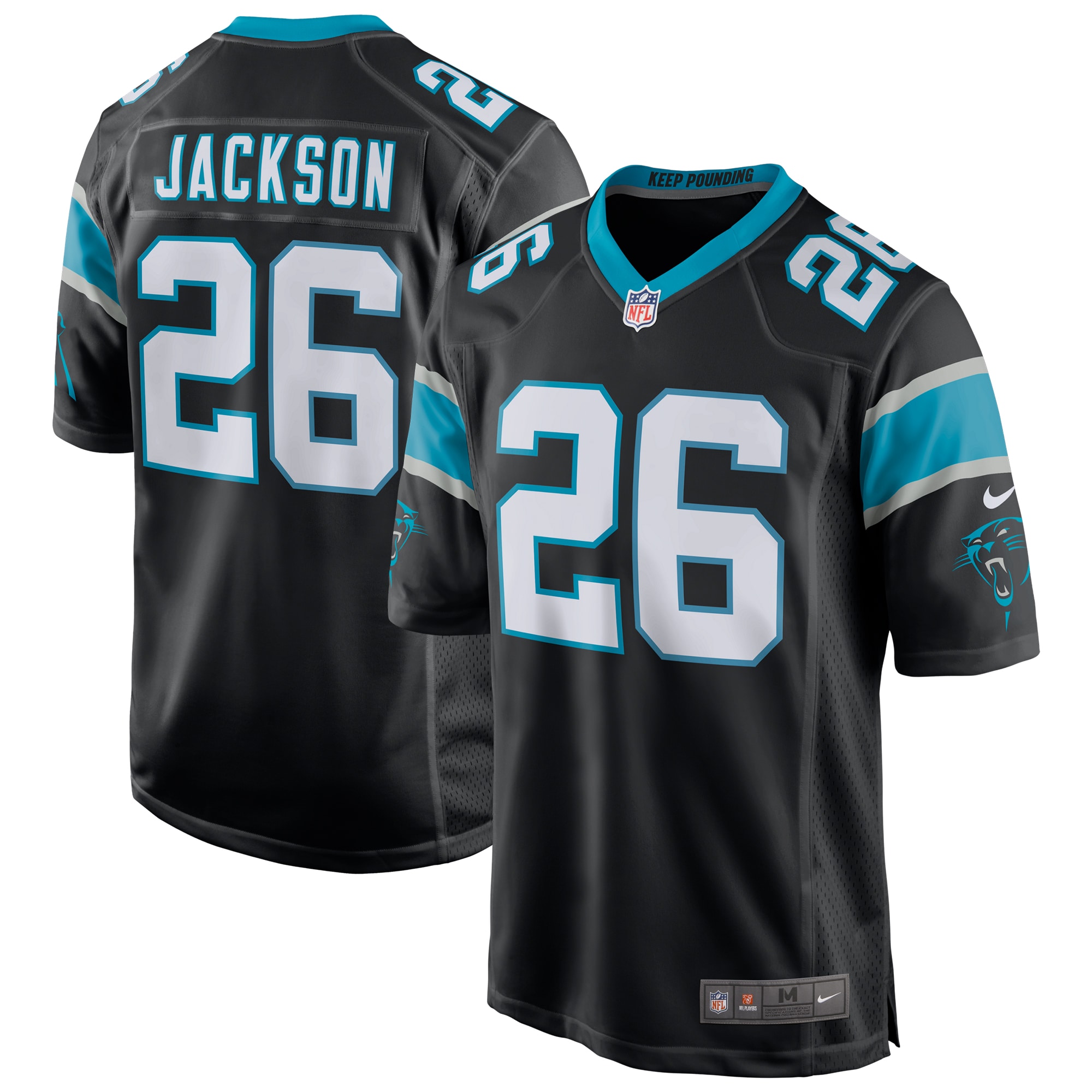 Donte Jackson Carolina Panthers Nike Game Jersey - Black - vstockx