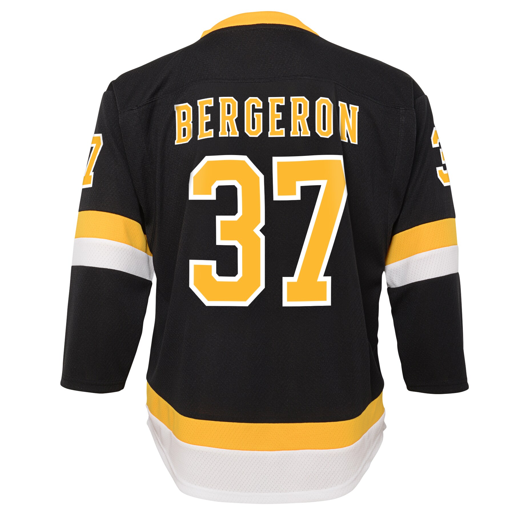 Patrice Bergeron Boston Bruins Youth Alternate Replica Player Jersey - Black - vstockx
