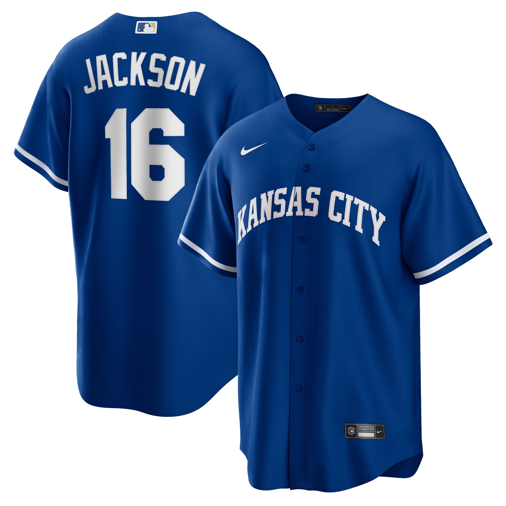 Bo Jackson Kansas City Royals Nike Alternate Cooperstown Collection Replica Player Jersey - Royal - vstockx