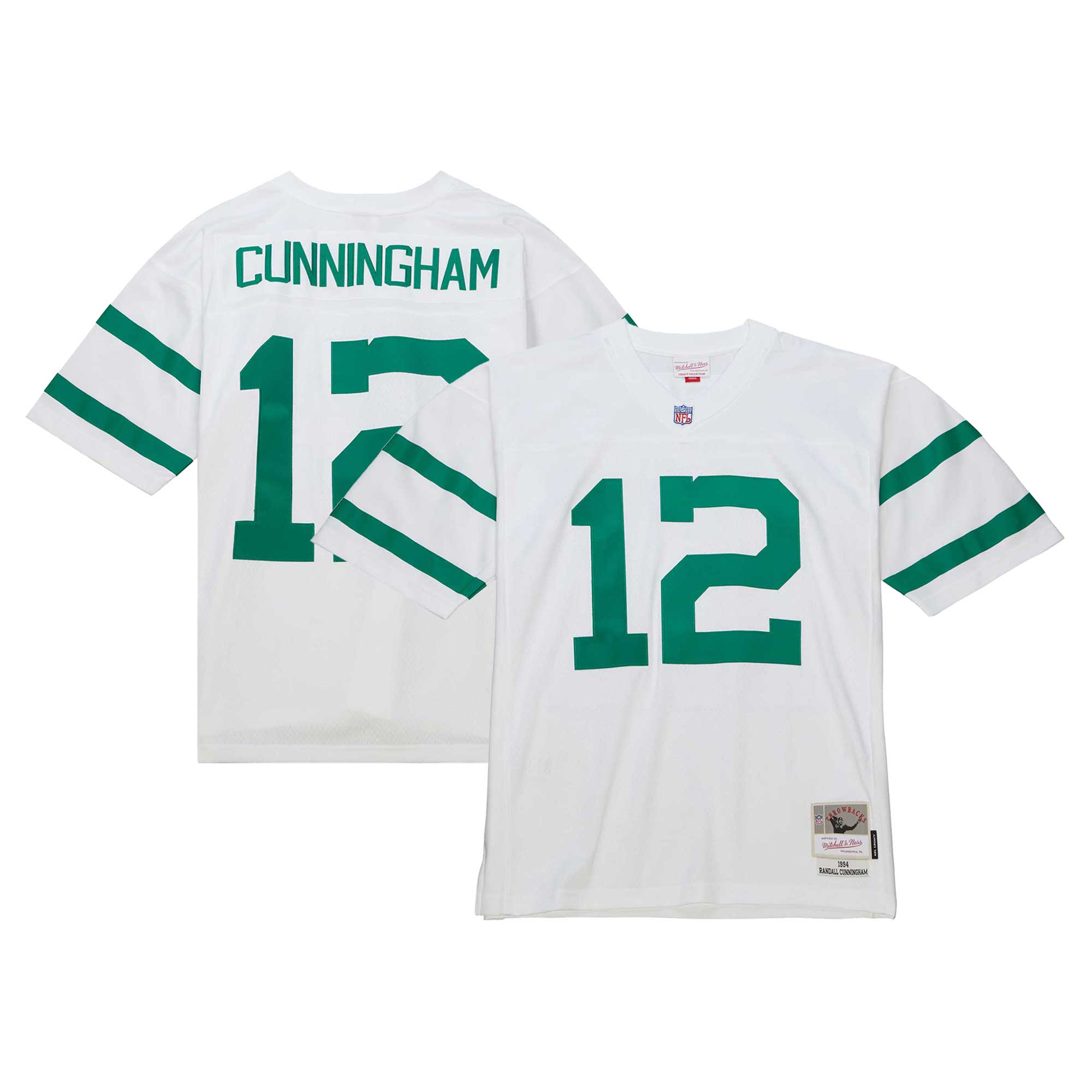 Randall Cunningham Philadelphia Eagles Mitchell & Ness Legacy Replica Jersey - White - vstockx