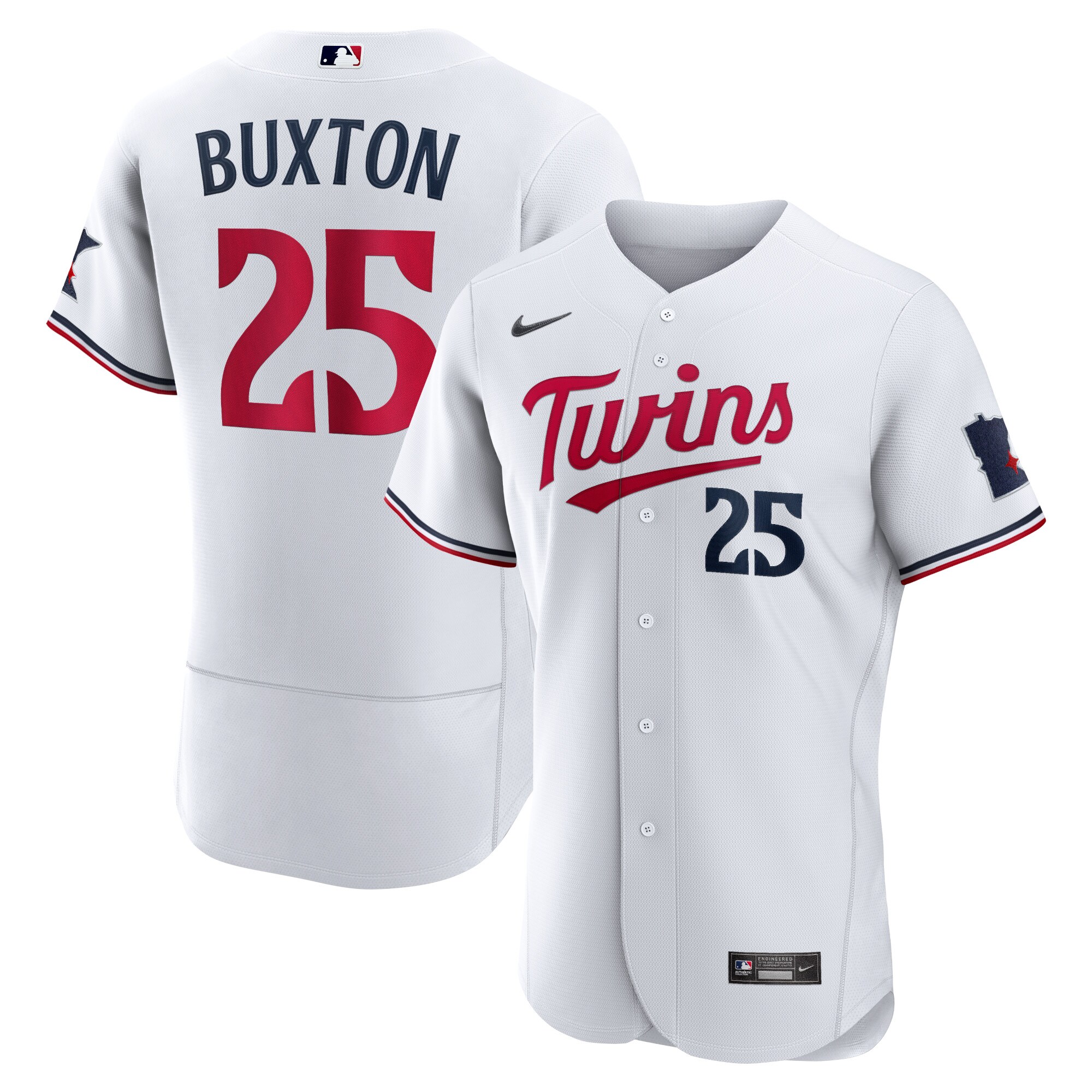 Byron Buxton Minnesota Twins Nike Road Authentic Official Player Jersey - White - vstockx