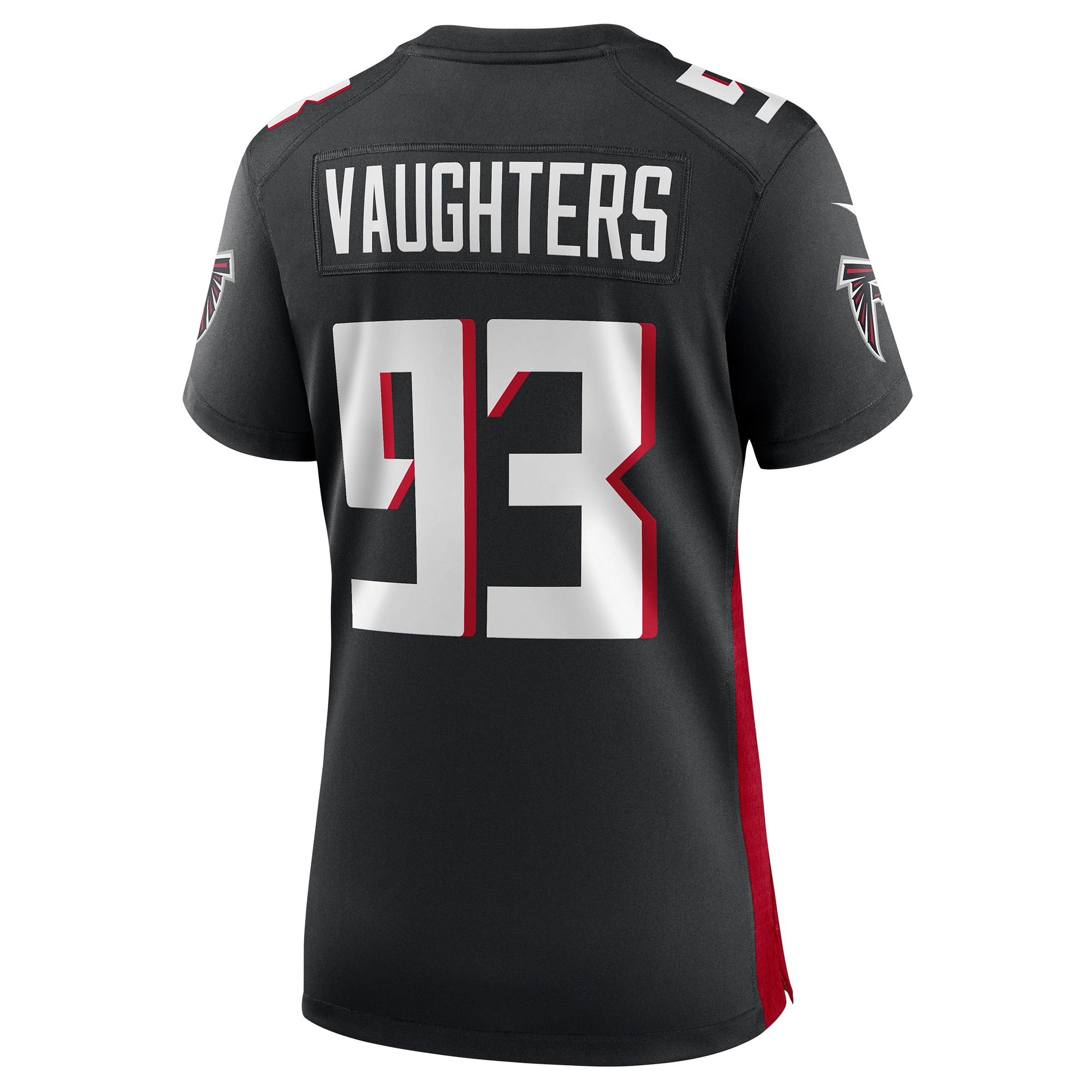 James Vaughters Atlanta Falcons Nike Women's Game Jersey - Black - vstockx