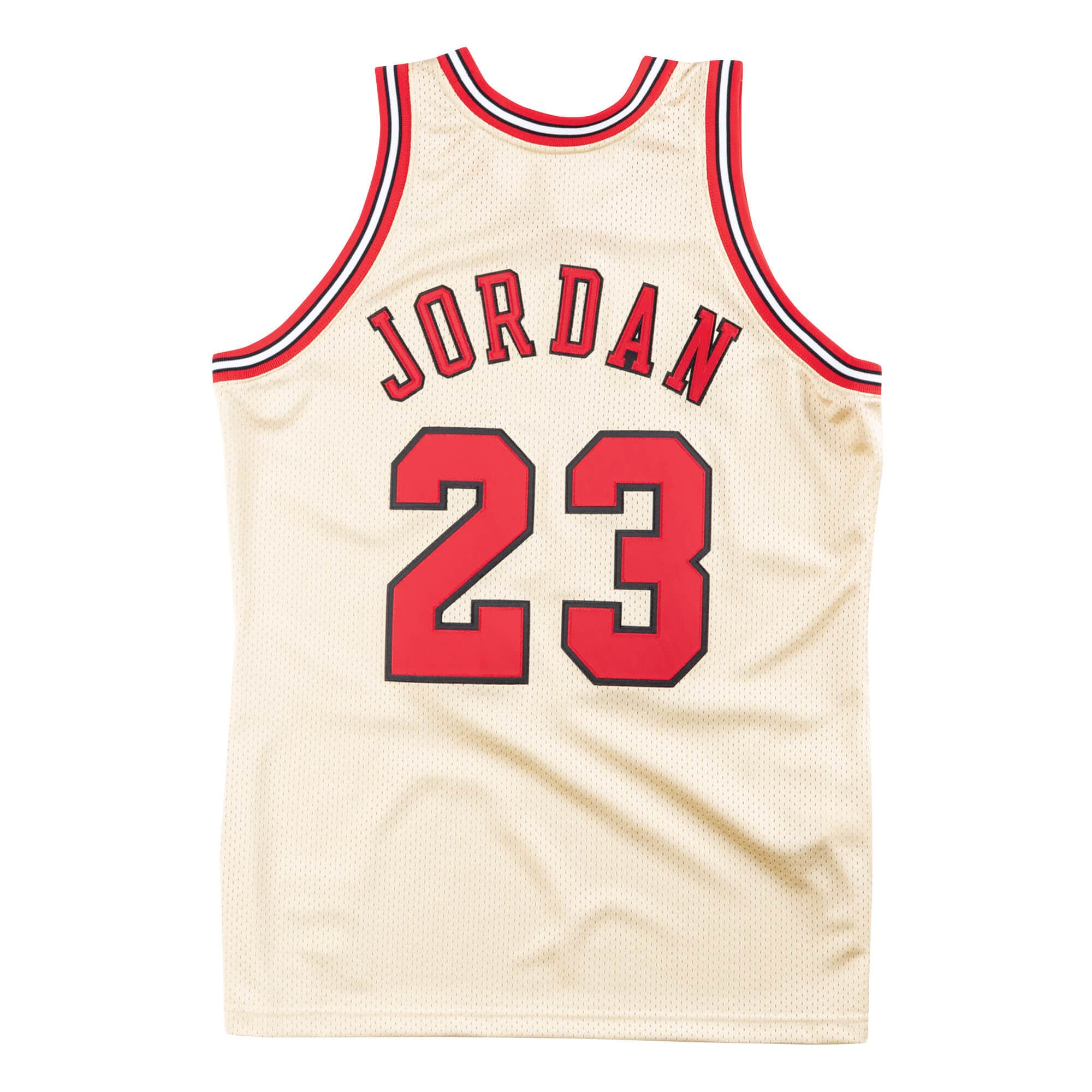Premium Gold Jersey Chicago Bulls 1995-96 Michael Jordans - vstockx