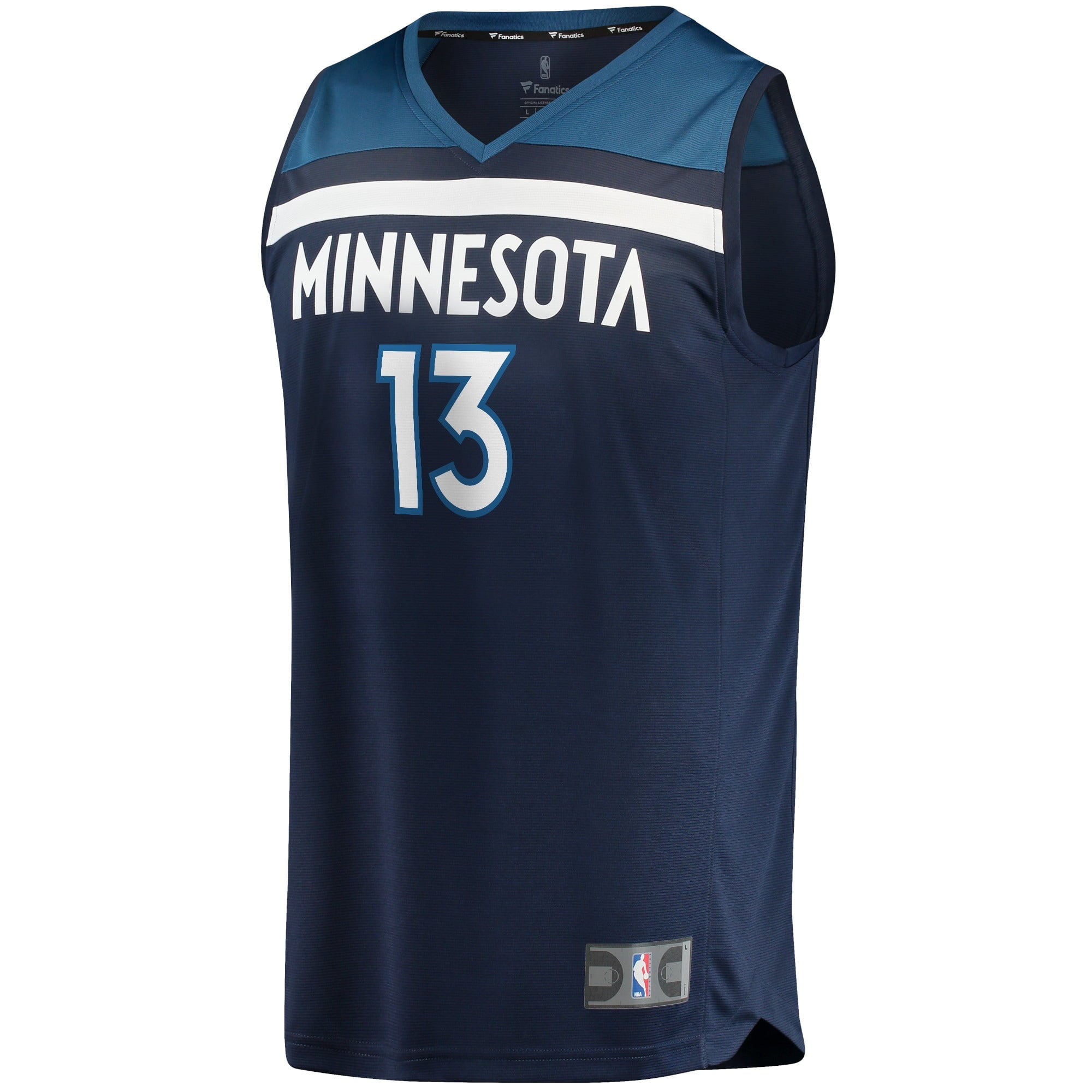 Youth Fanatics Branded Nathan Knight Navy Minnesota Timberwolves 2021/22 Fast Break Replica Jersey - Icon Edition - vstockx