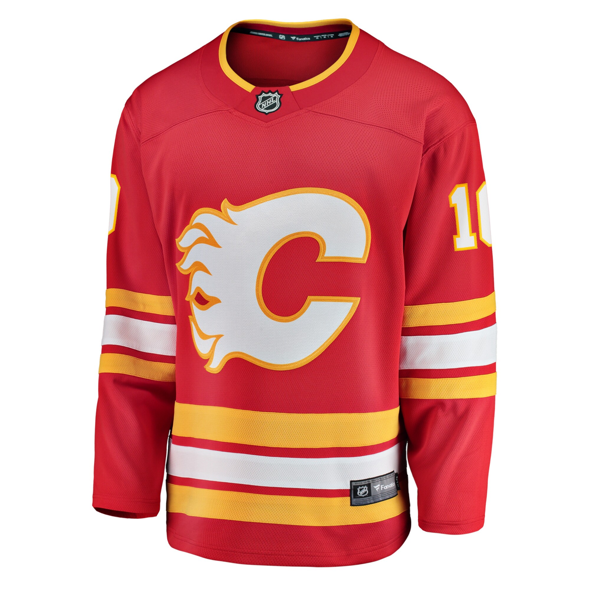 Jonathan Huberdeau Calgary Flames Fanatics Branded Home Breakaway Player Jersey - Red - vstockx