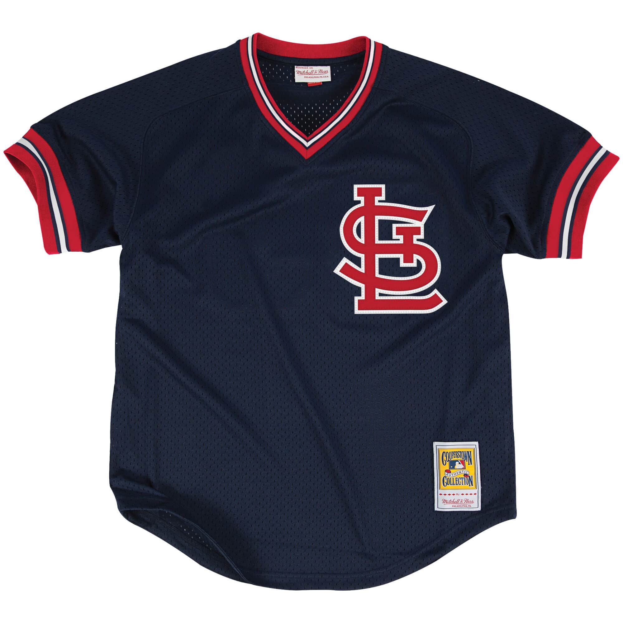 Authentic Mesh BP Jersey St. Louis Cardinals 1994 Ozzie Smith - vstockx