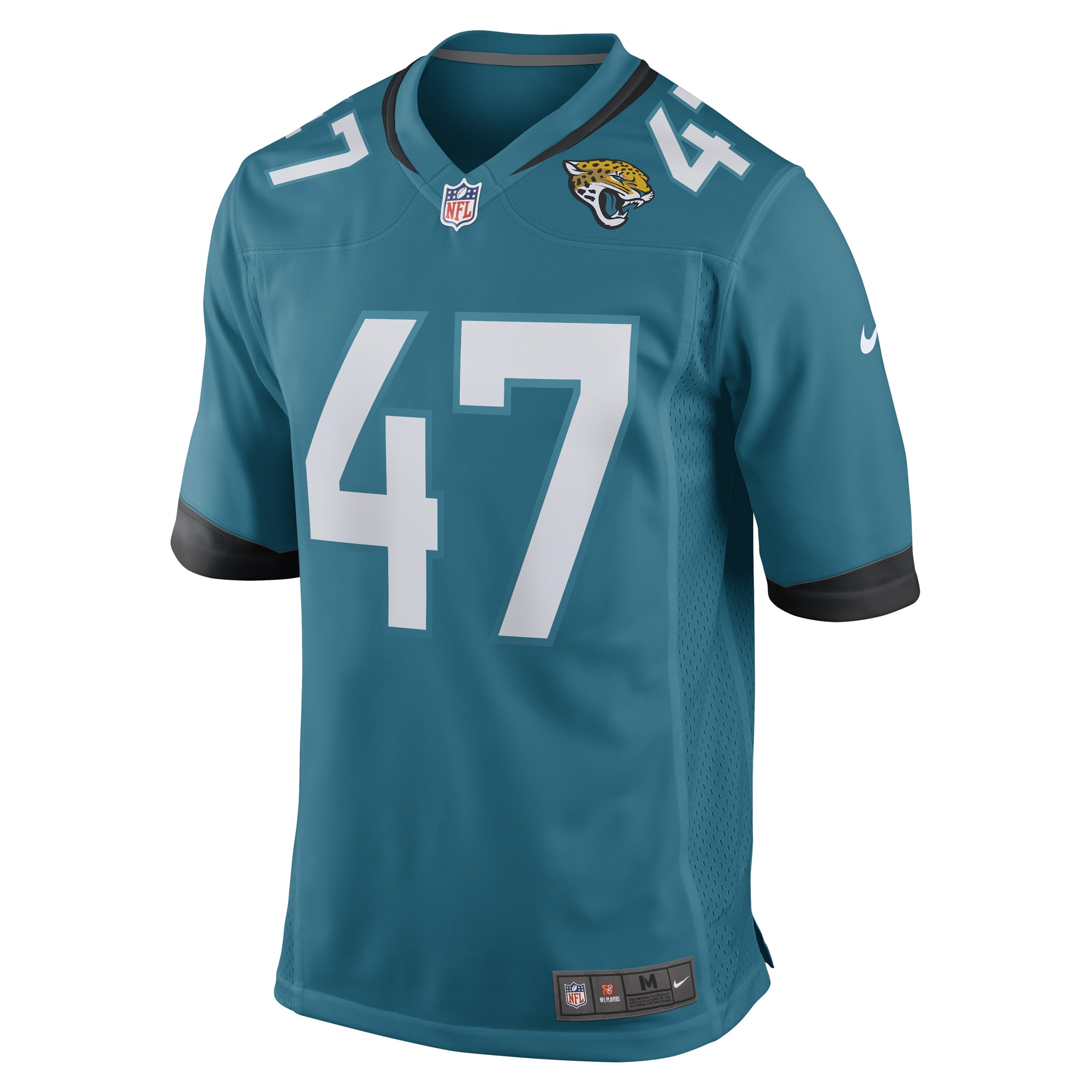 De'Shaan Dixon Jacksonville Jaguars Nike Team Game Player Jersey - Teal - vstockx
