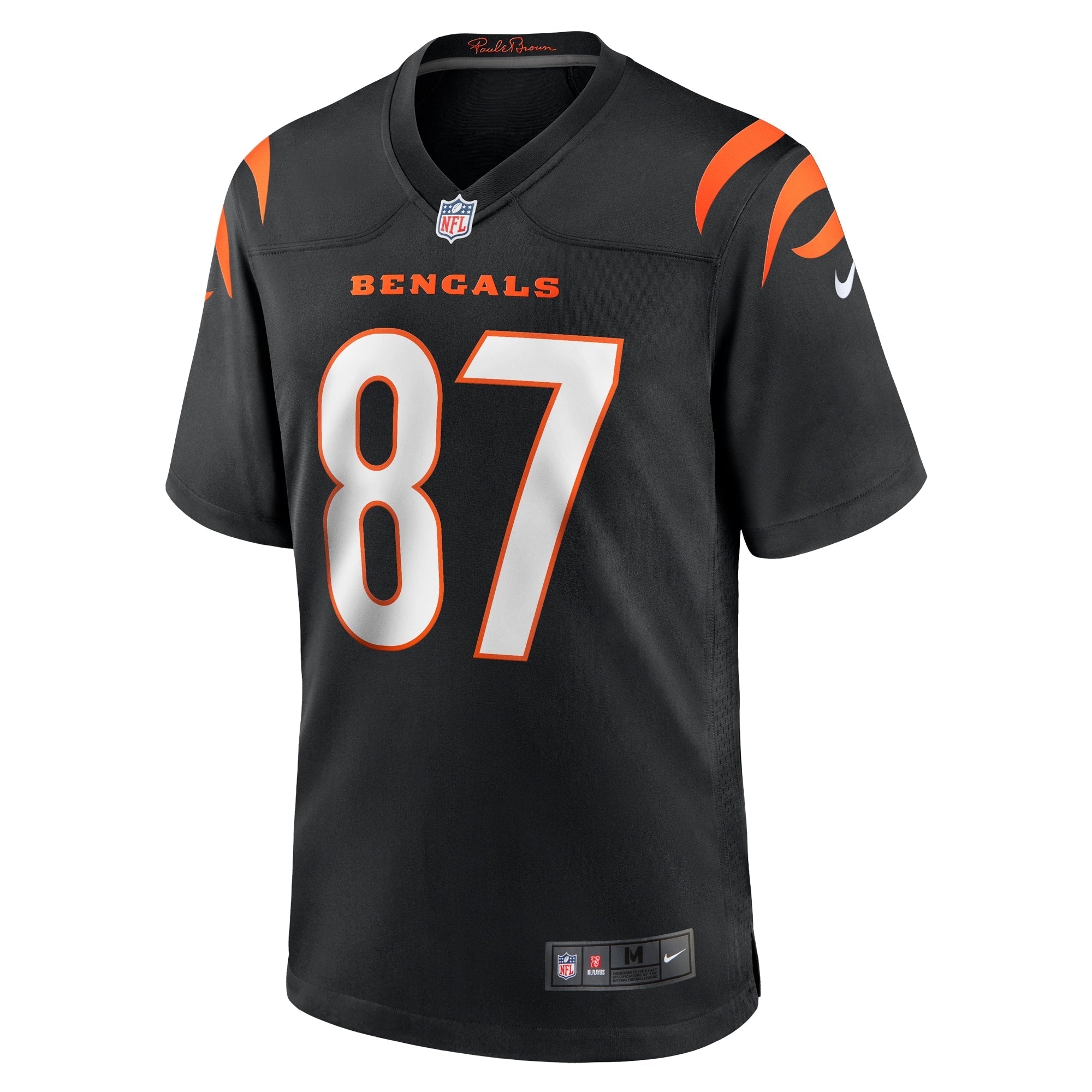 Men's Nike Tanner Hudson Black Cincinnati Bengals Home Game Player Jersey - vstockx