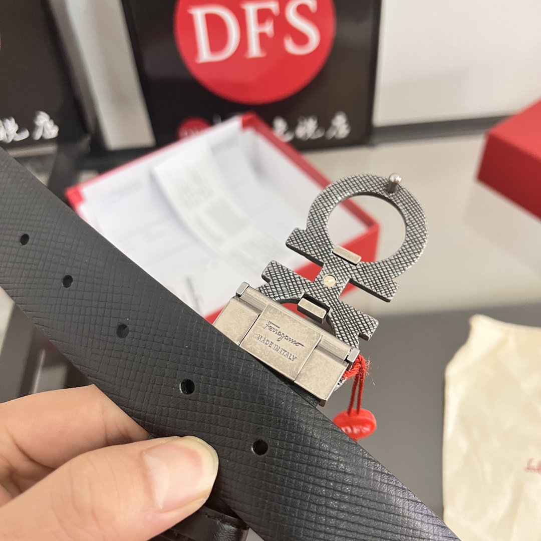 Streetwear Belt Ferragamo 320199 size:3.5cm - vstockx