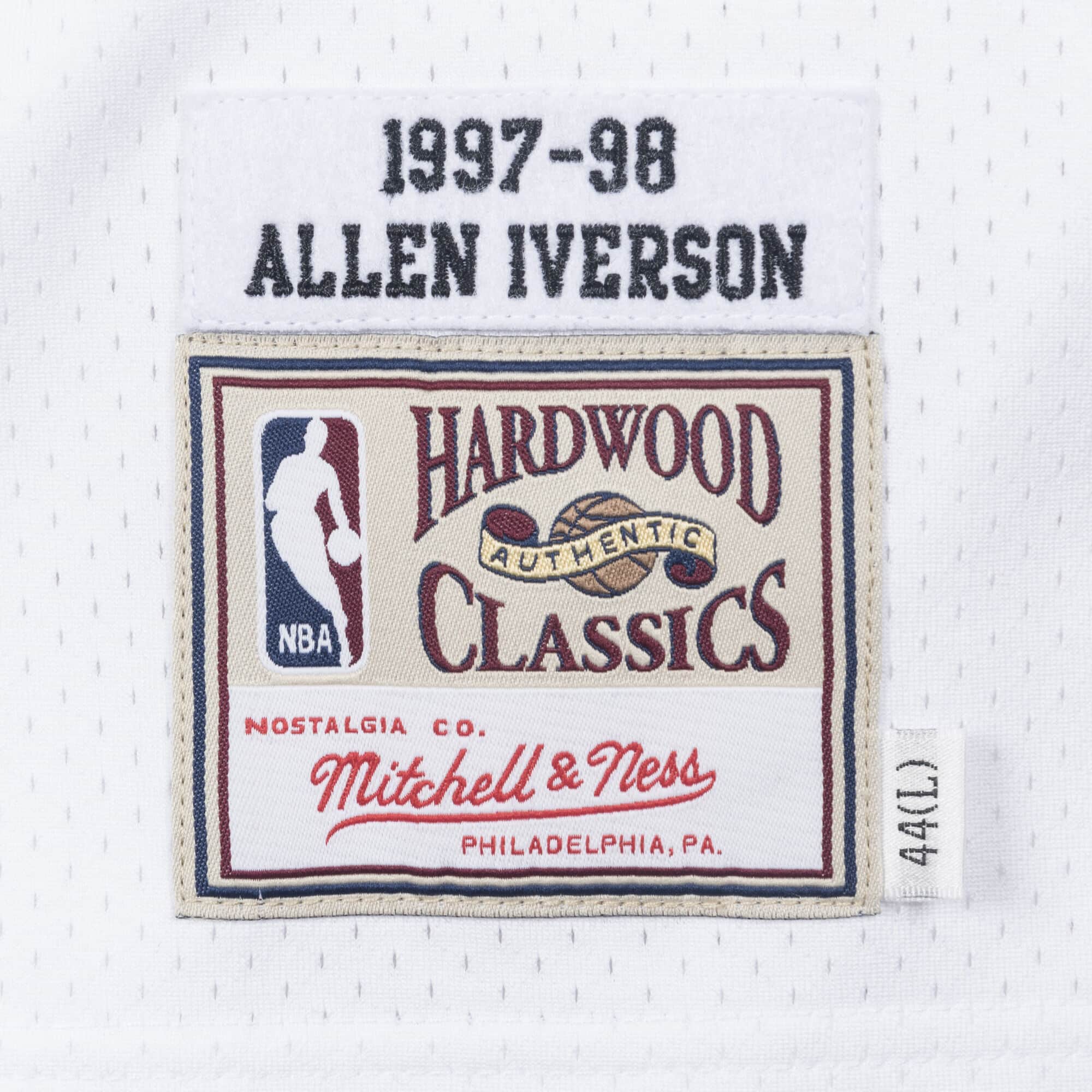 Authentic Jersey Philadelphia 76ers 1997-98 Allen Iverson - vstockx