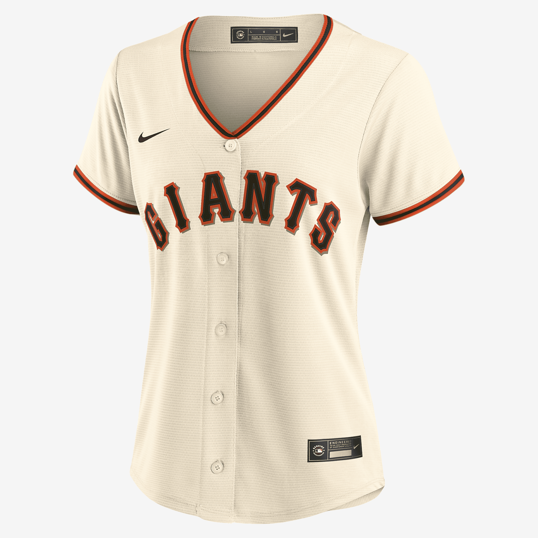 MLB San Francisco Giants Women's Replica Baseball Jersey - Cream - vstockx