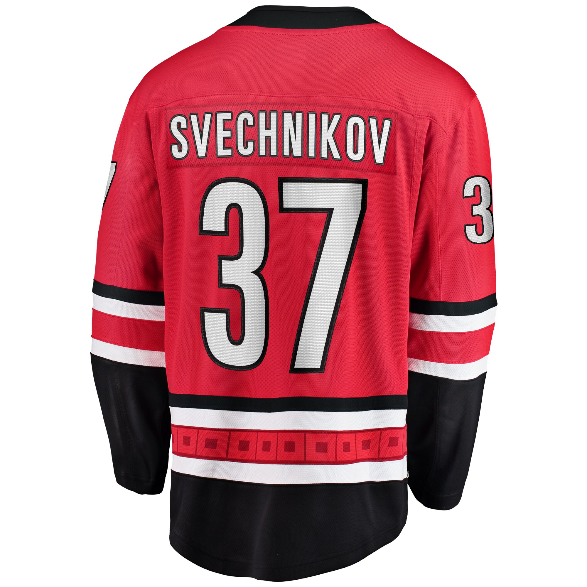 Andrei Svechnikov Carolina Hurricanes Fanatics Branded Alternate Premier Breakaway Player Jersey - Red - vstockx